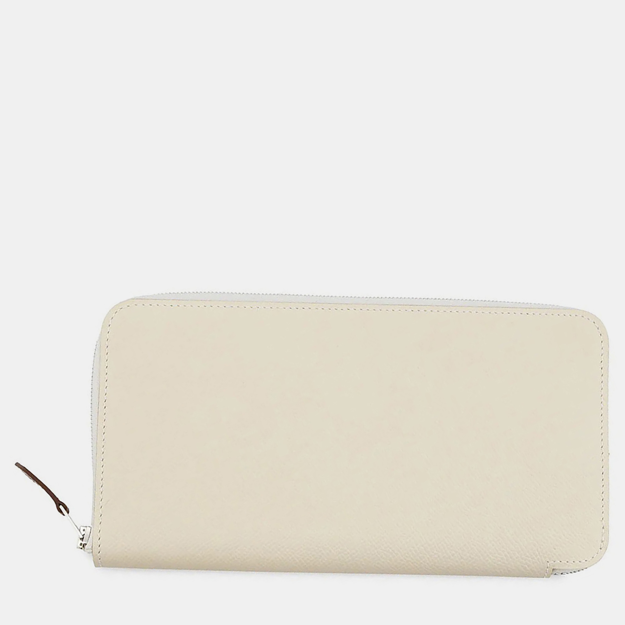 

Hermes Azap Long Silk In Craie Epsom, Cream