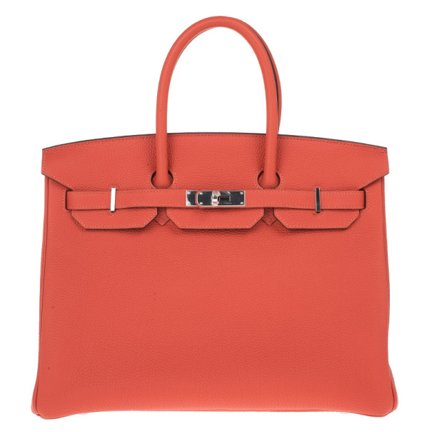 Hermes Geranium Birkin Bag 35