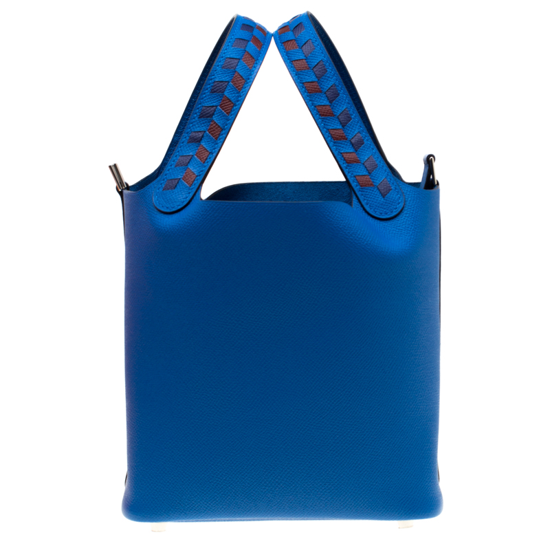 Hermes Blue Izmir Epsom Leather Picotin Lock PM Bag Hermes | The Luxury