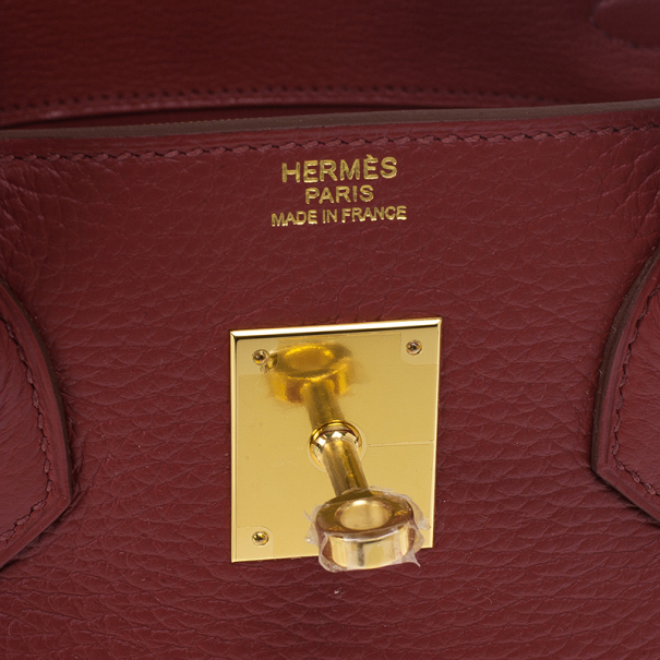 Hermès Birkin 30 Geranium Taurillon Novillo Gold Hardware GHW