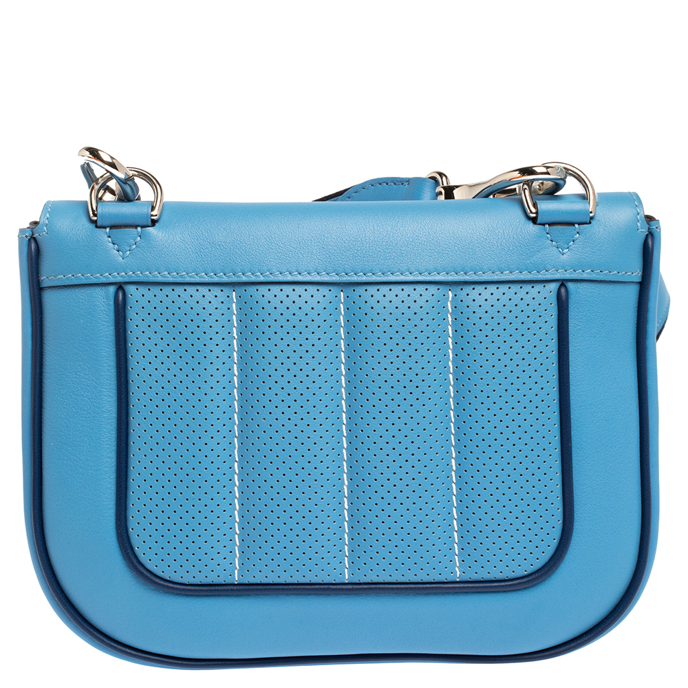 Hermès Swift Mini Berline 21 - Blue Crossbody Bags, Handbags - HER551800
