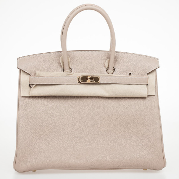 Hermes Etoupe Togo Birkin 35cm