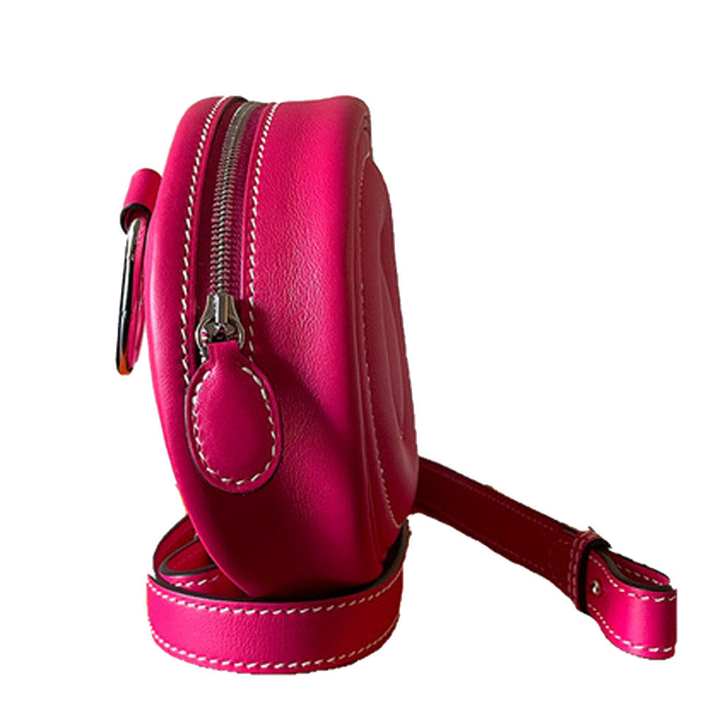 

Hermès Pink Mexico/Blu Frida Swift Calfskin In The Loop Belt Bag