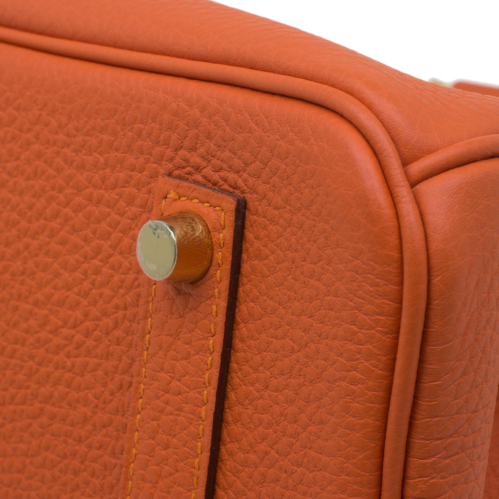 Hermès Birkin 35 H Orange - Togo Leather PHW
