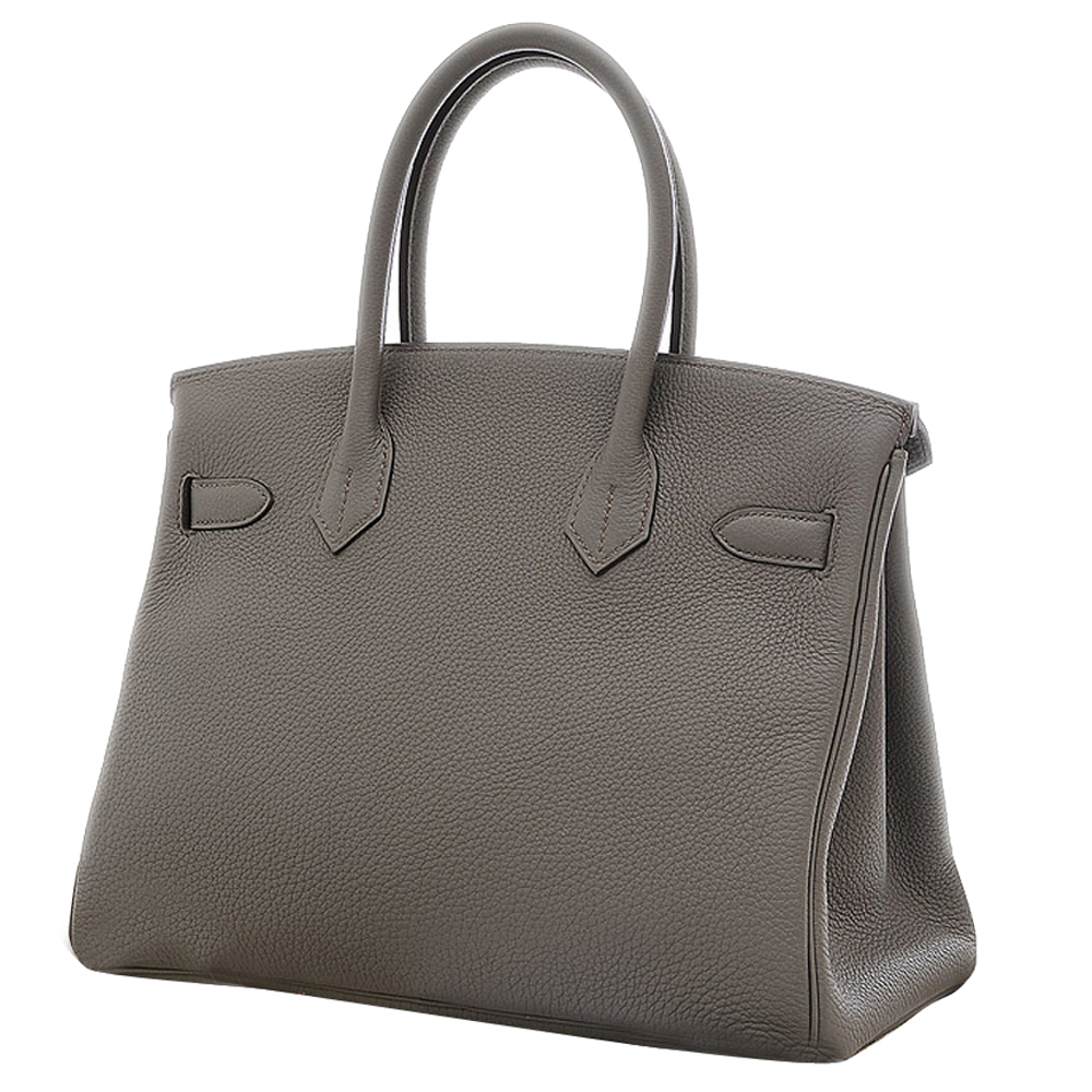 

Hermes Grey Togo Leather Gold Hardware Birkin 30 Bag