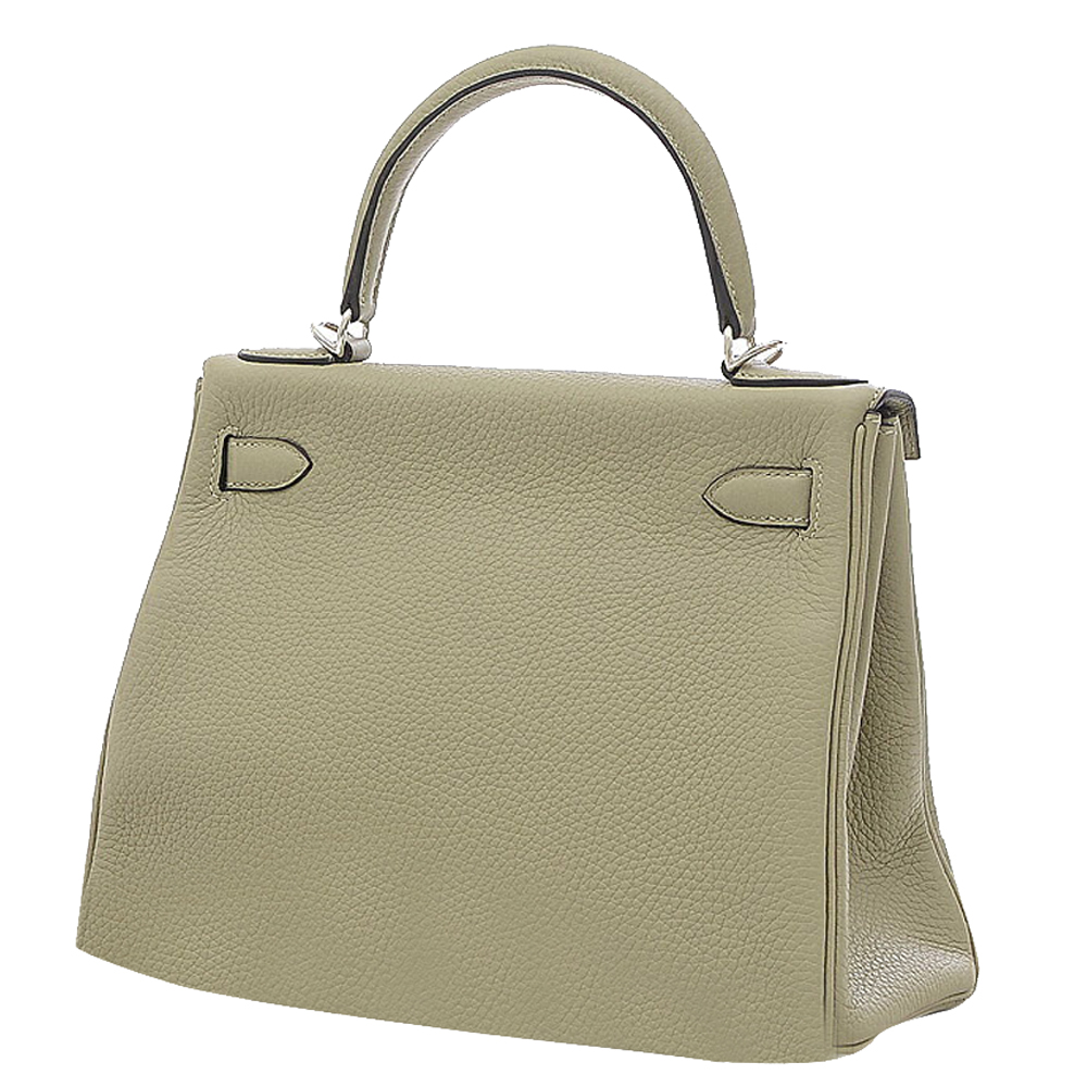 

Hermes Grey Togo Leather Palladium Hardware Kelly 28 Bag
