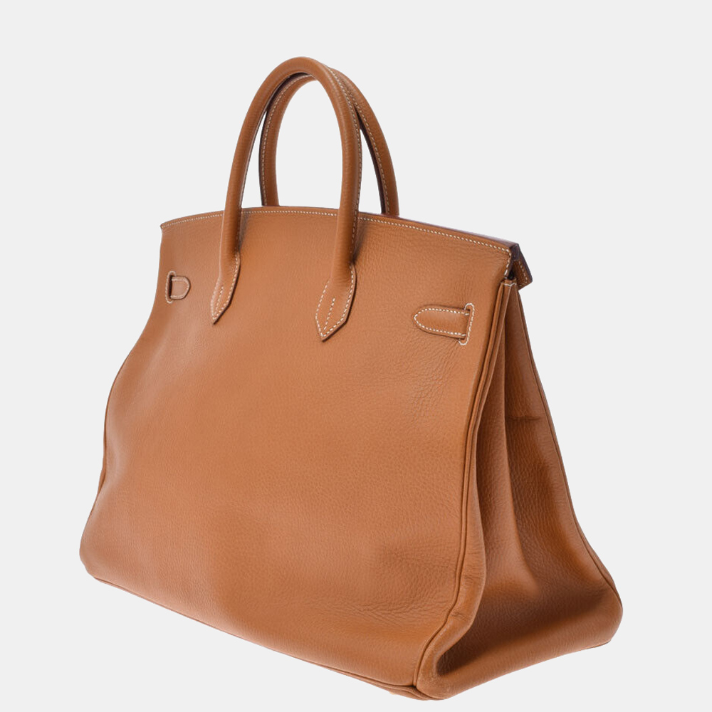

HERMES 40 Brown Ardenne unisex Handbag