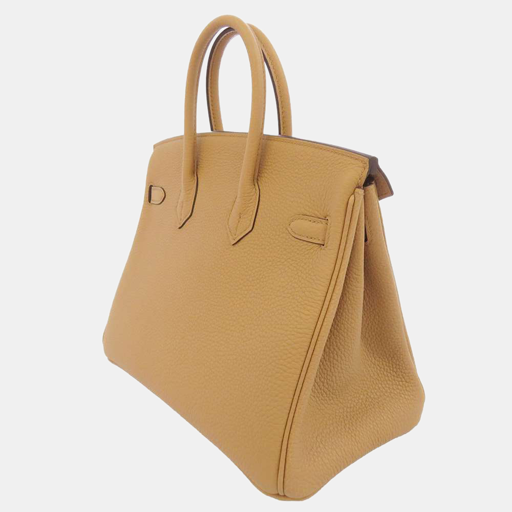 

Hermes Yellow Togo Leather Gold Hardware Birkin 25 Bag