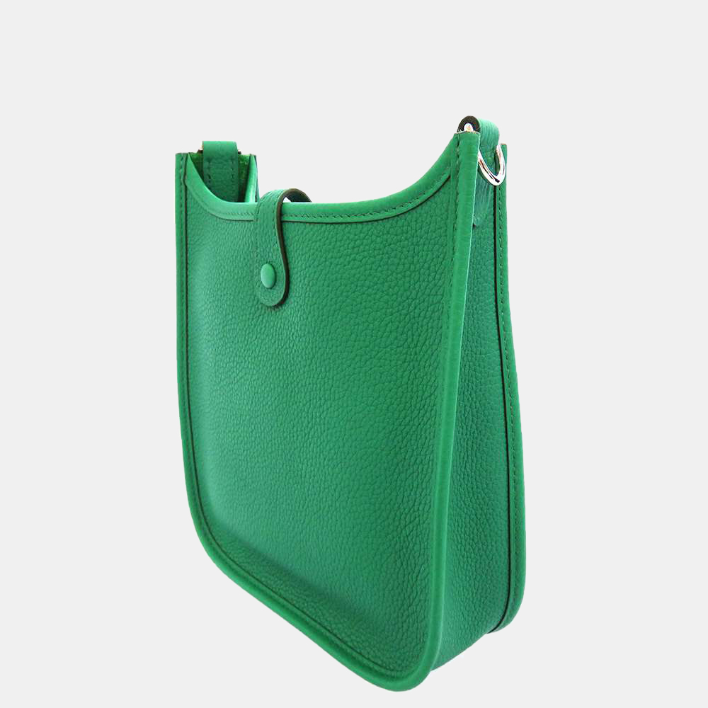 

Hermes Green Taurillon Maurice Leather Evelyne TPM Bag