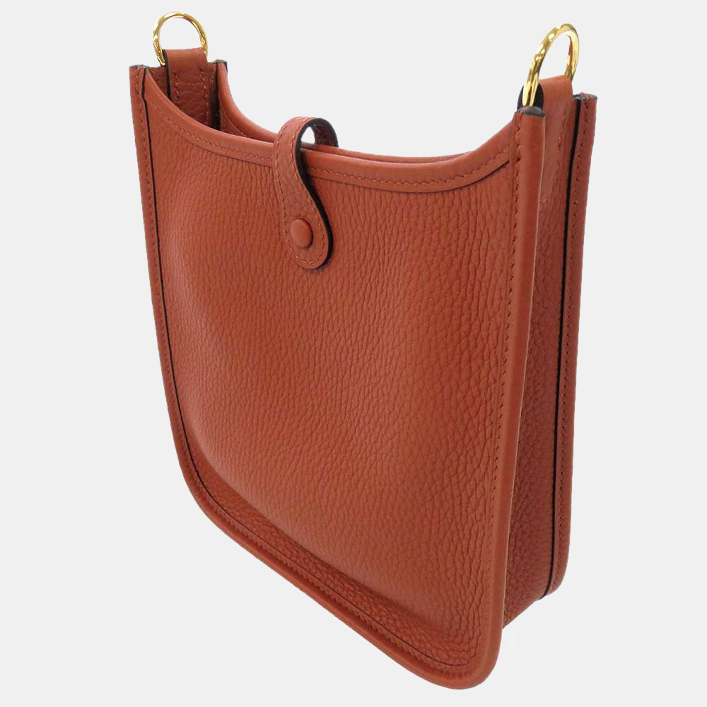 

Hermes Brown Leather Evelyne Amazone TPM Shoulder Bag