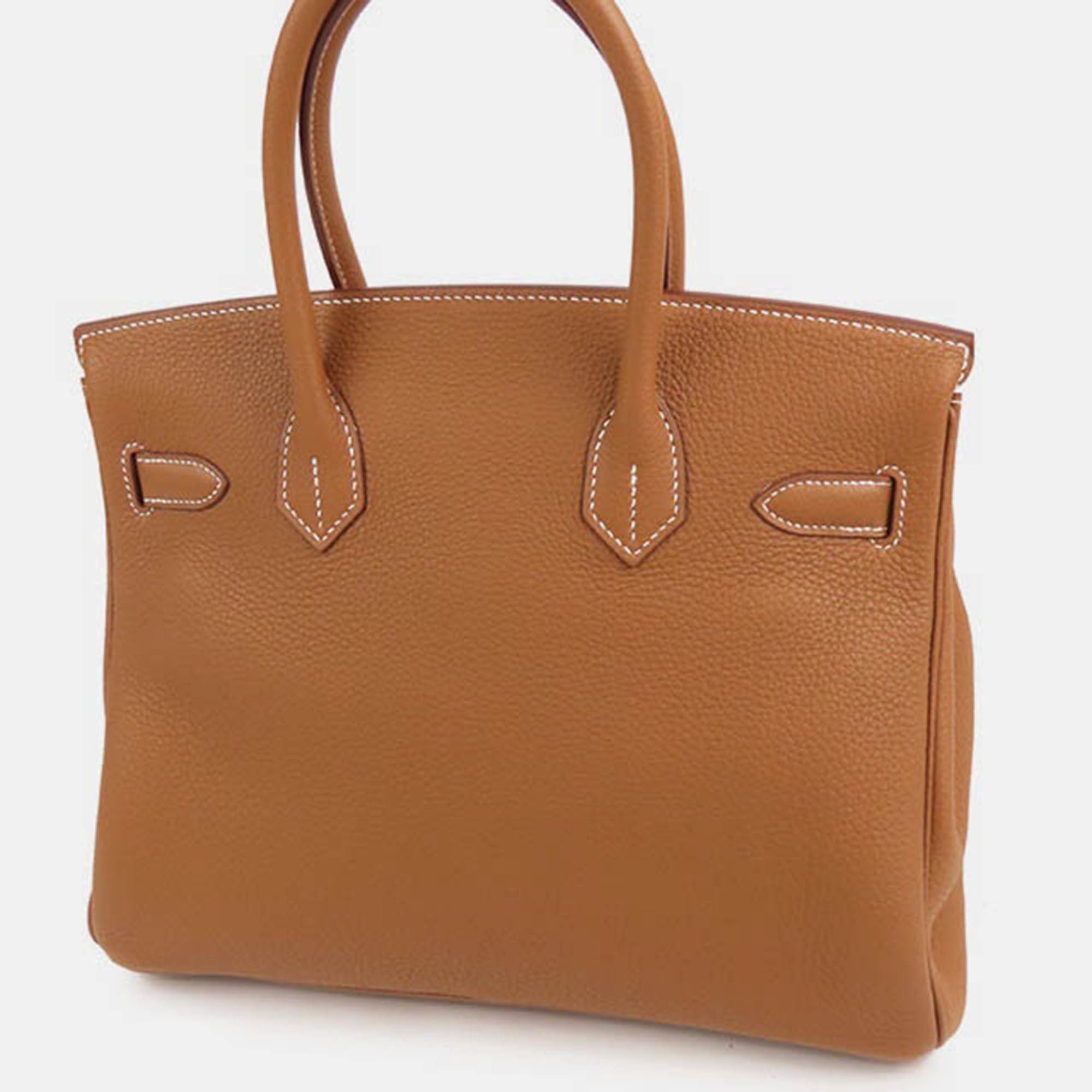 

Hermes Togo Birkin 30 Gold/Silver Z, Brown