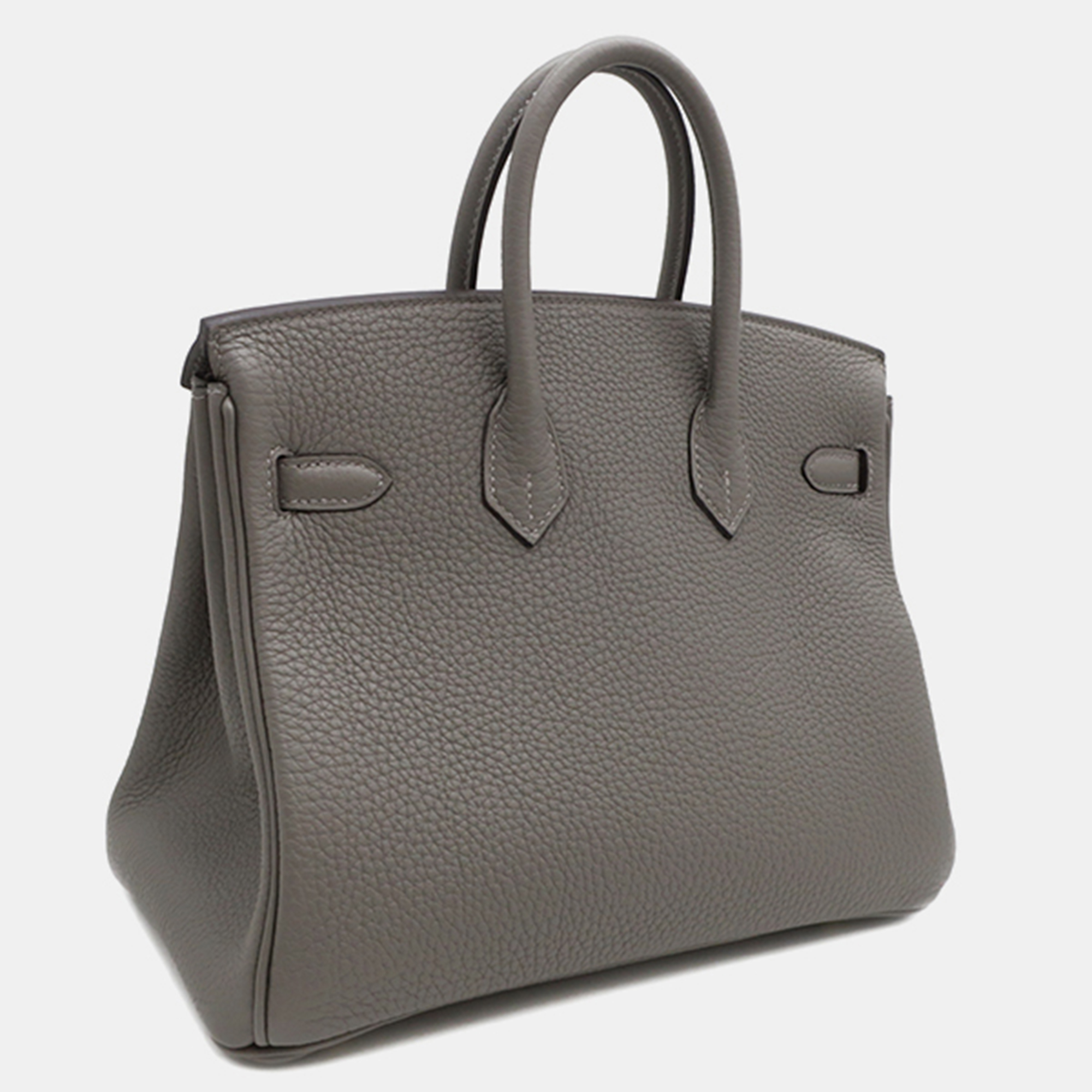 

Hermes Togo Birkin 25 Gris Mayer/Gold U, Grey