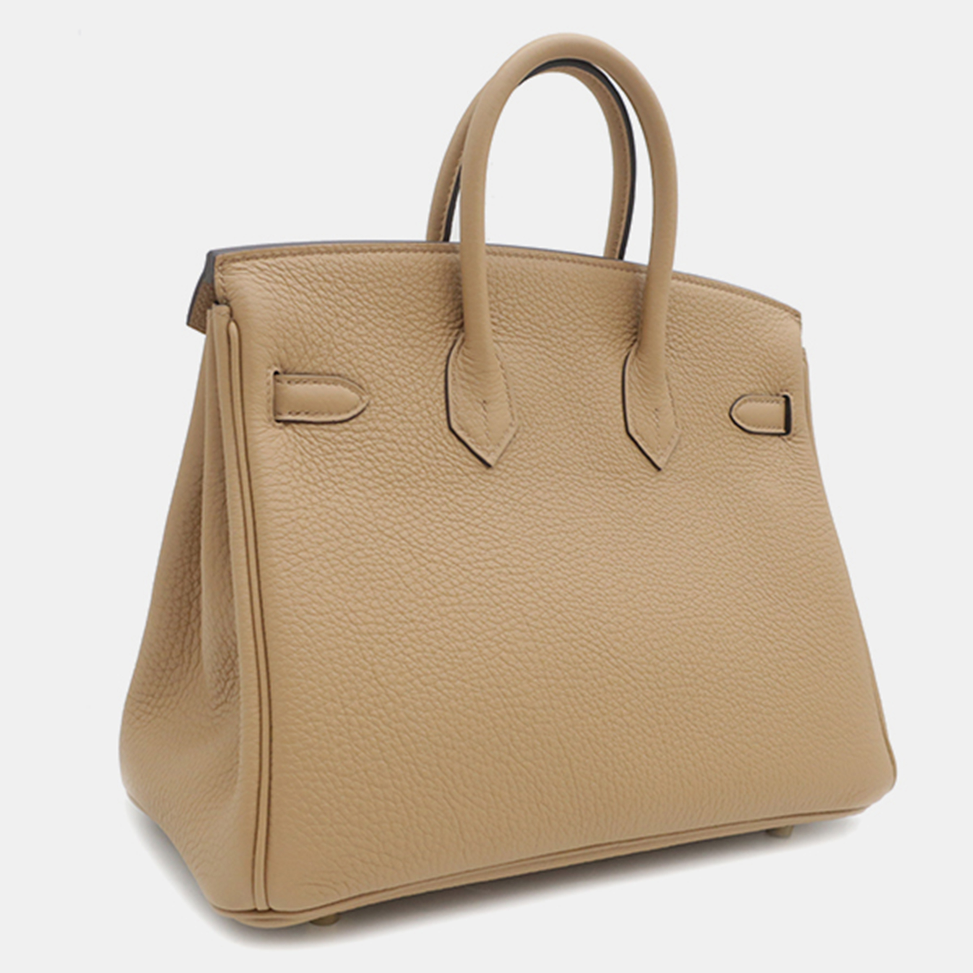 

Hermes Togo Birkin 25 Chai/Gold U, Beige
