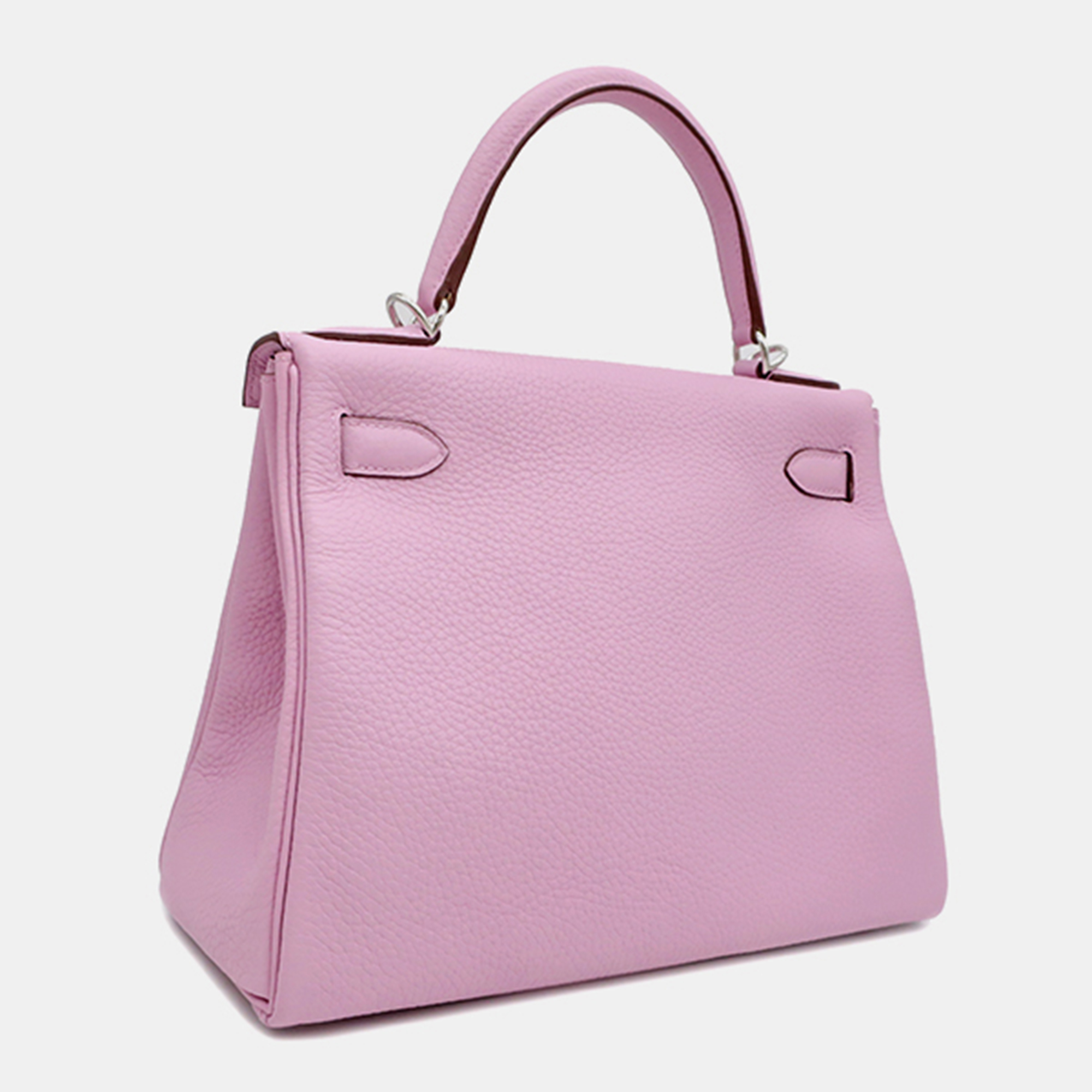 

Hermes Taurillon Clemence Kelly 28 Inside Stitch Mauve Sylvestre/Silver U, Pink