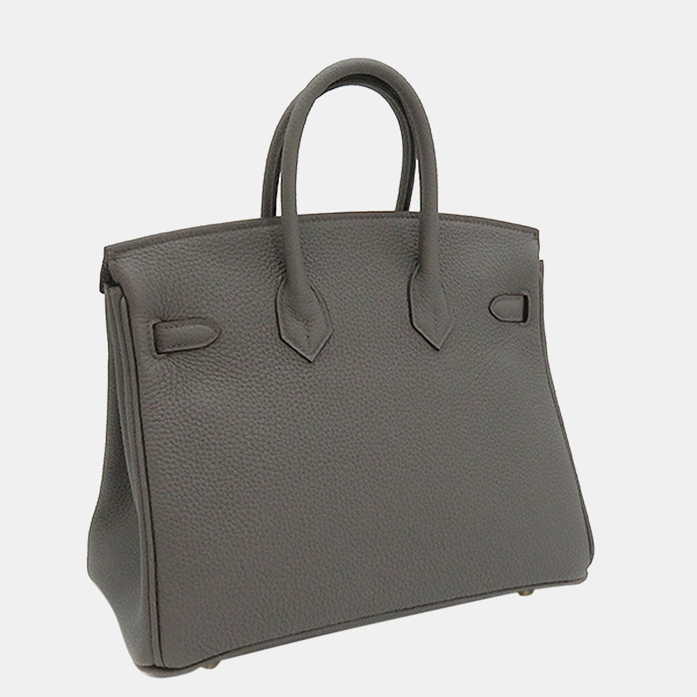 

Hermes Togo Birkin 25 Dtain/Gold U, Grey