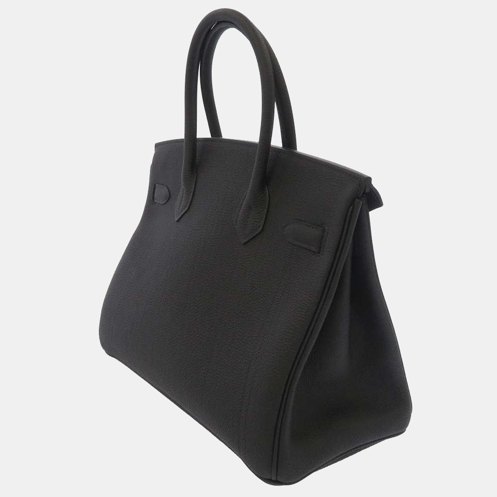 

Hermes Black Togo Leather Palladium Hardware Birkin 30 Bag