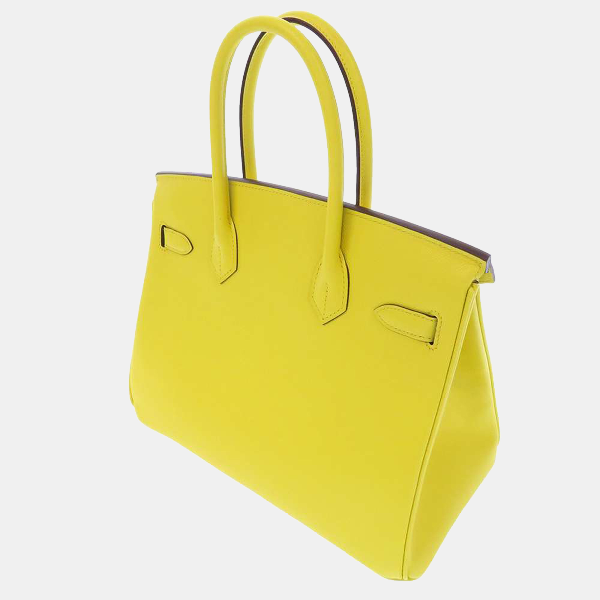 

Hermes Yellow Epsom Leather Palladium Hardware Birkin 30 Bag