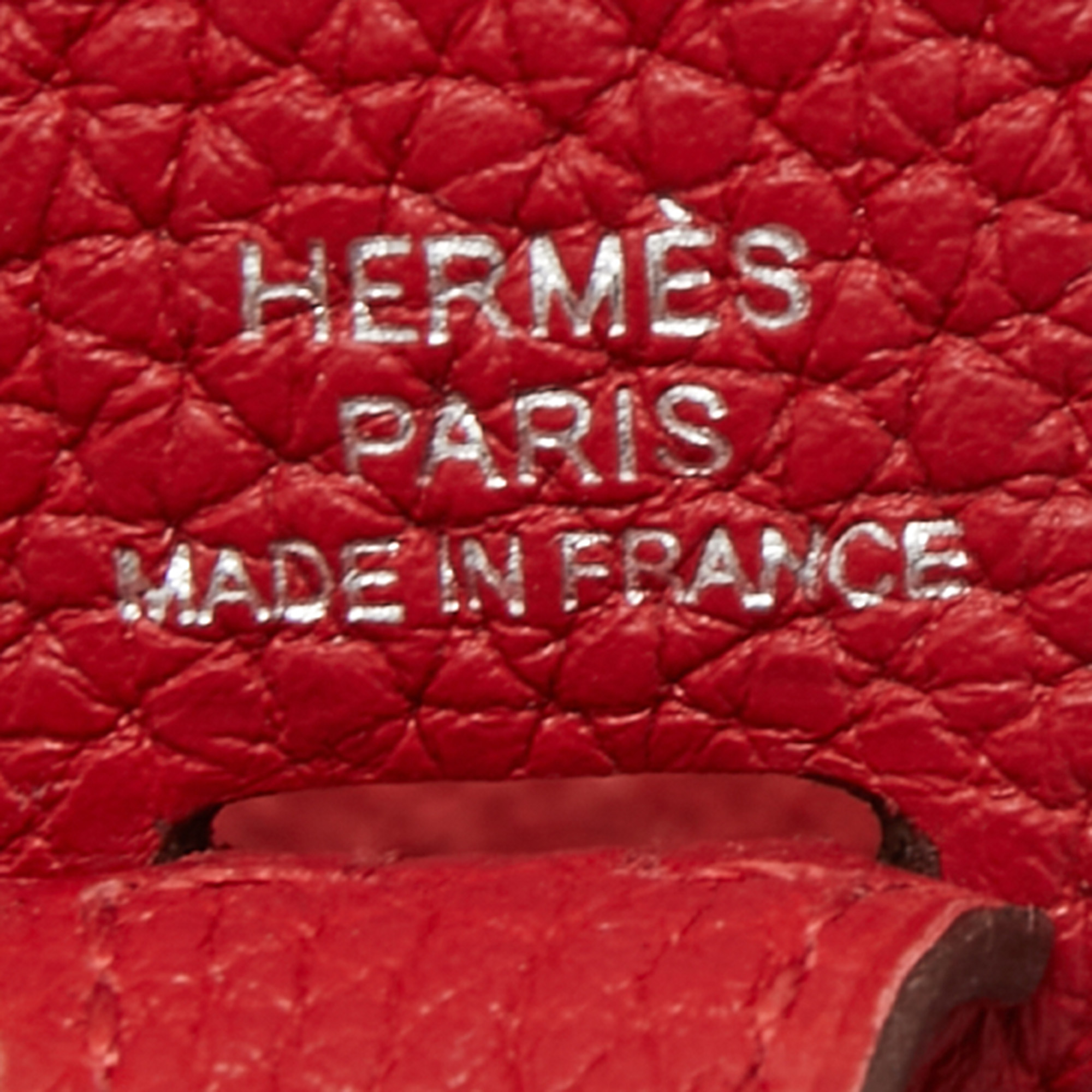 Hermes Evelyne TPM e Bag Rouge De Coeur Taurillon Maurice Pallad –  Mightychic