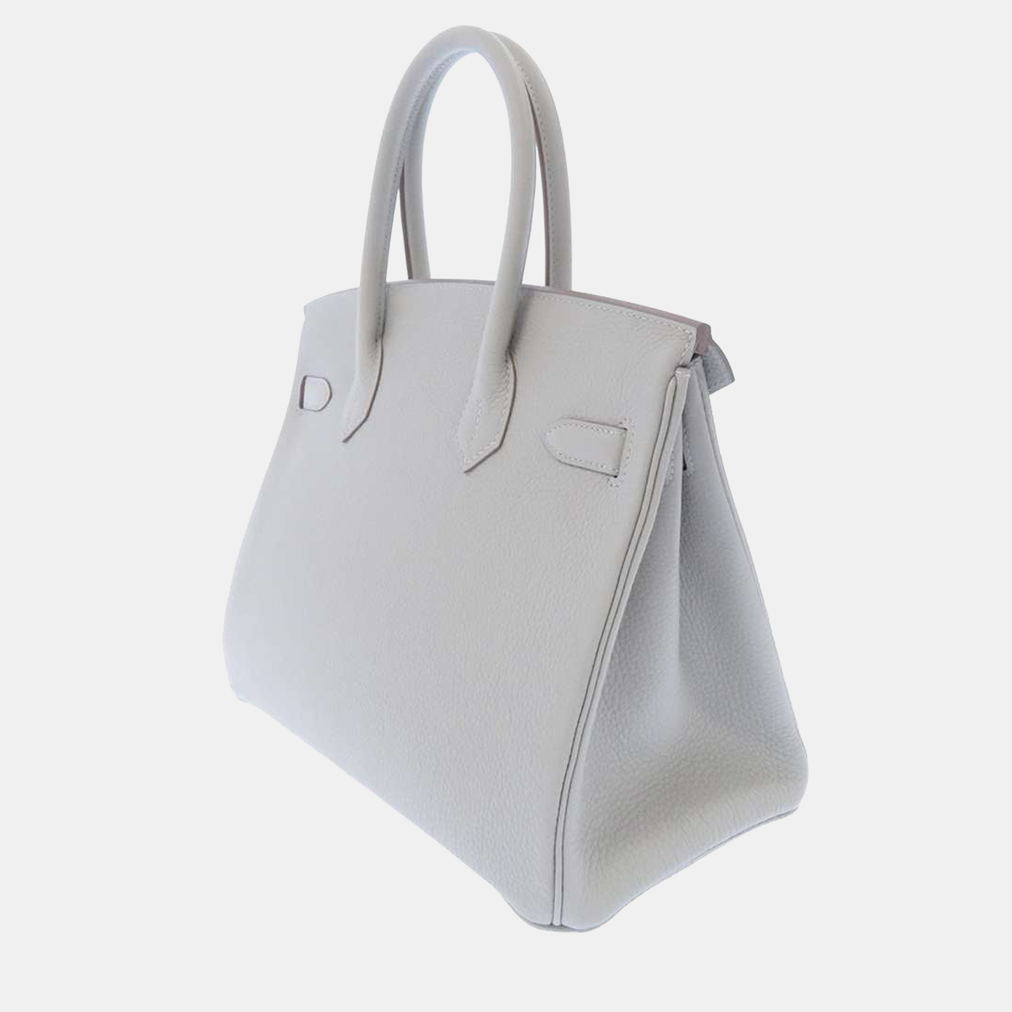 

Hermes Pearl Grey Togo Leather Gold Hardware Birkin 30 Bag