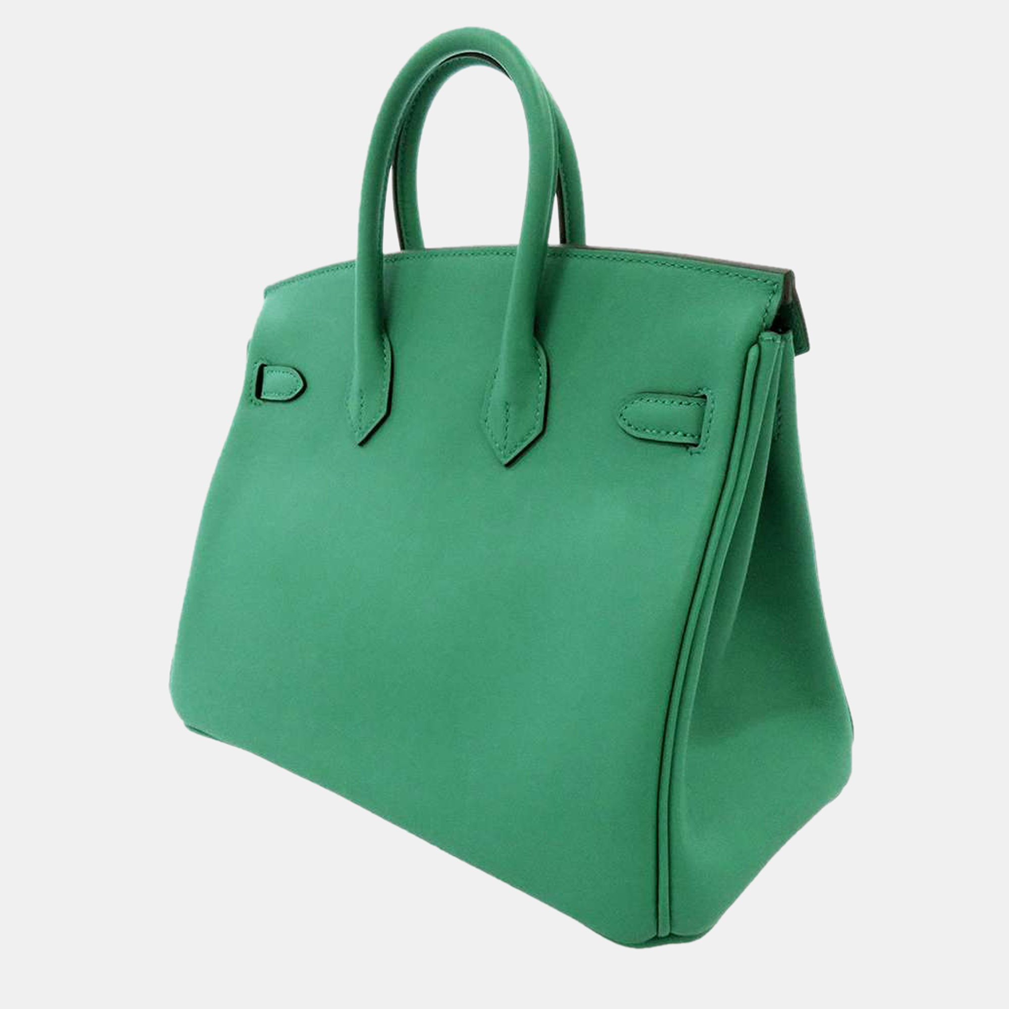 

Hermes Green Swift Leather Gold Hardware Birkin 25 Bag