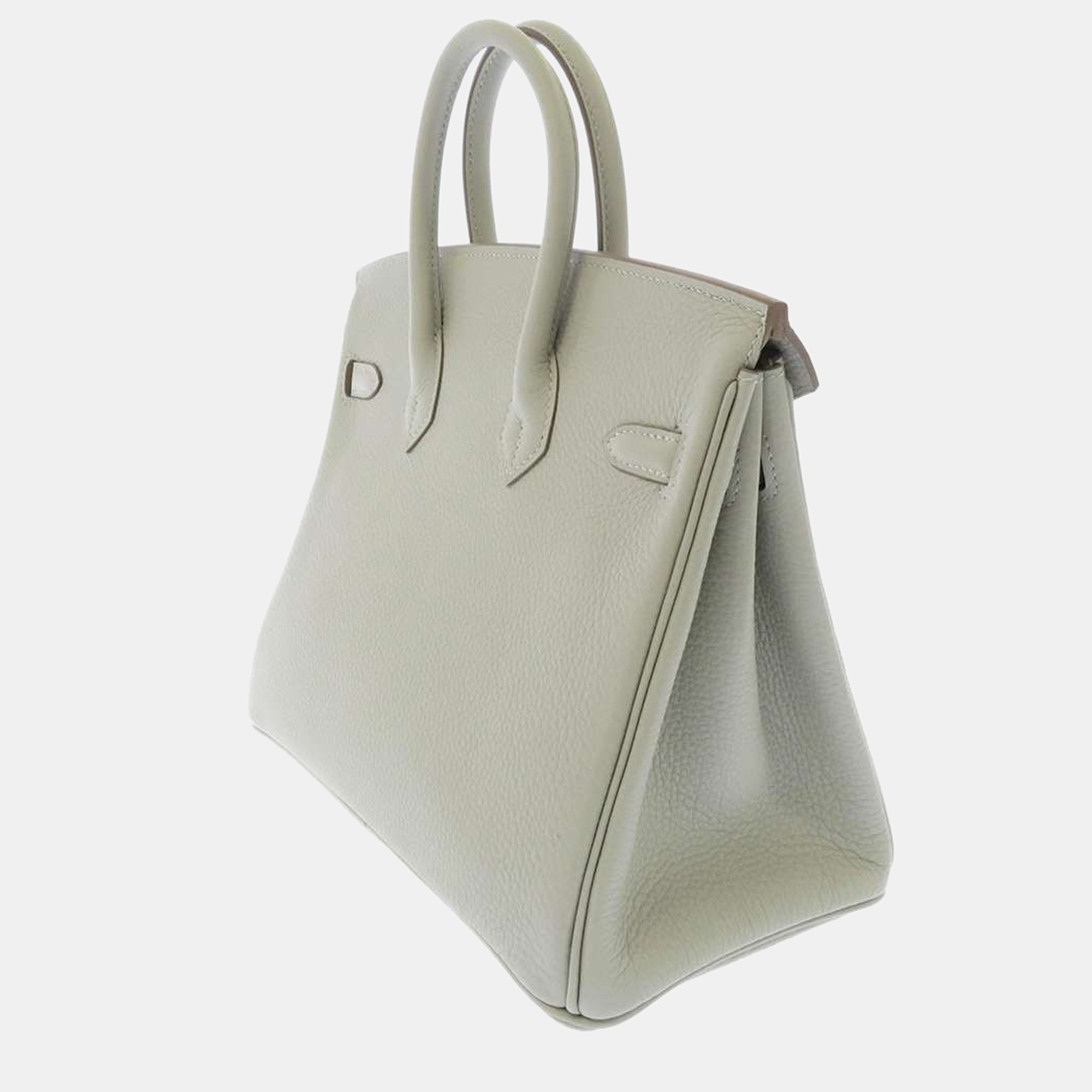 

Hermes Pearl Grey Togo Leather Gold Hardware Birkin 25 Bag