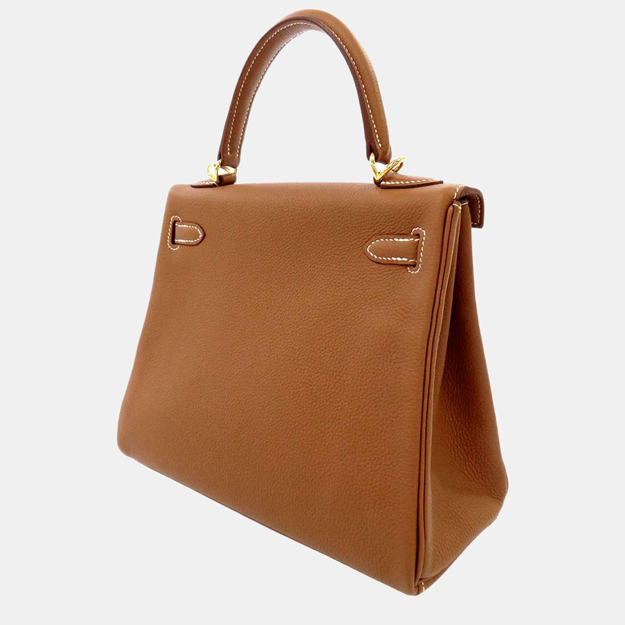 

Hermes Gold Togo Leather Gold Hardware Kelly 25 Retourne Bag