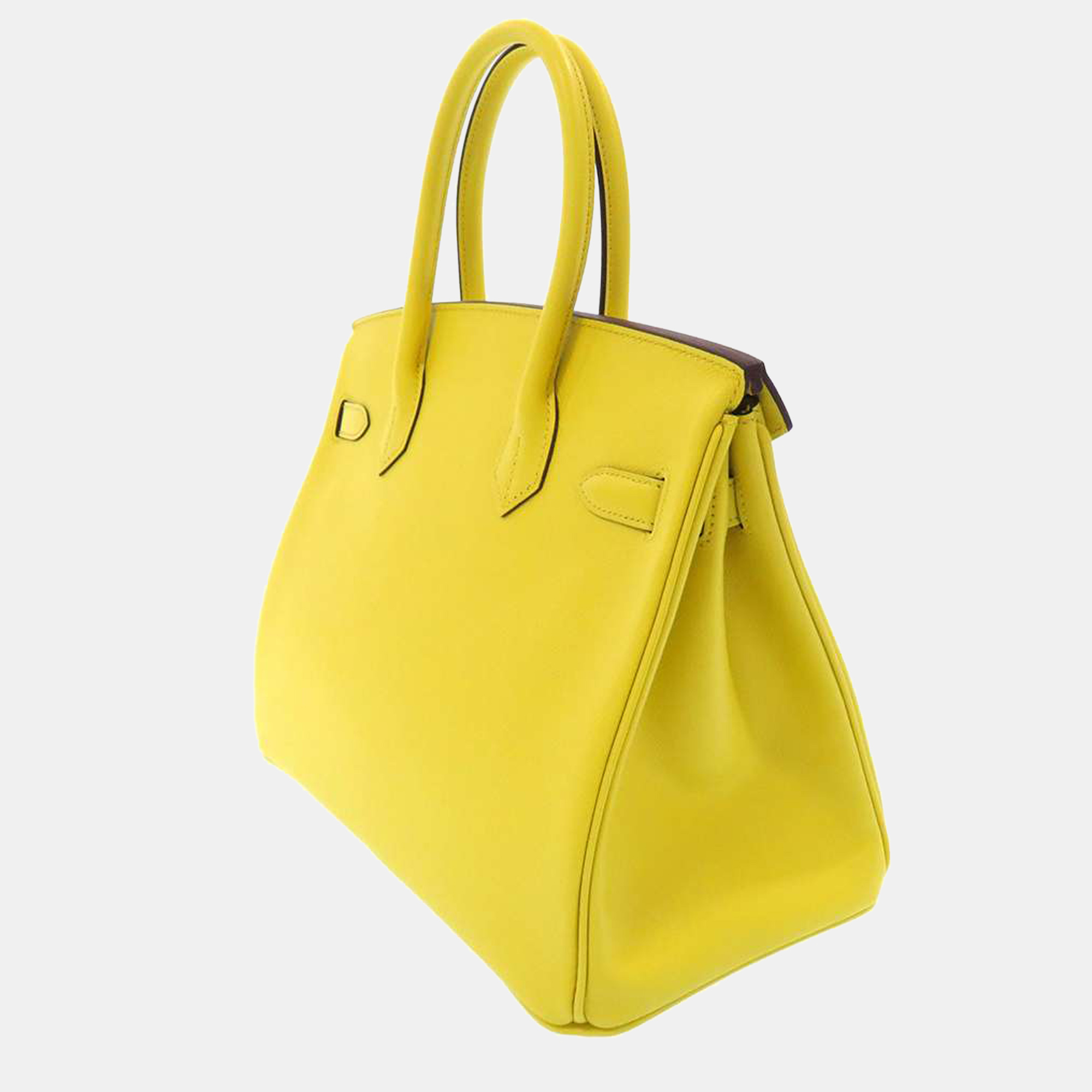 

Hermes Yellow Epsom Leather Palladium Hardware Birkin 30 Bag