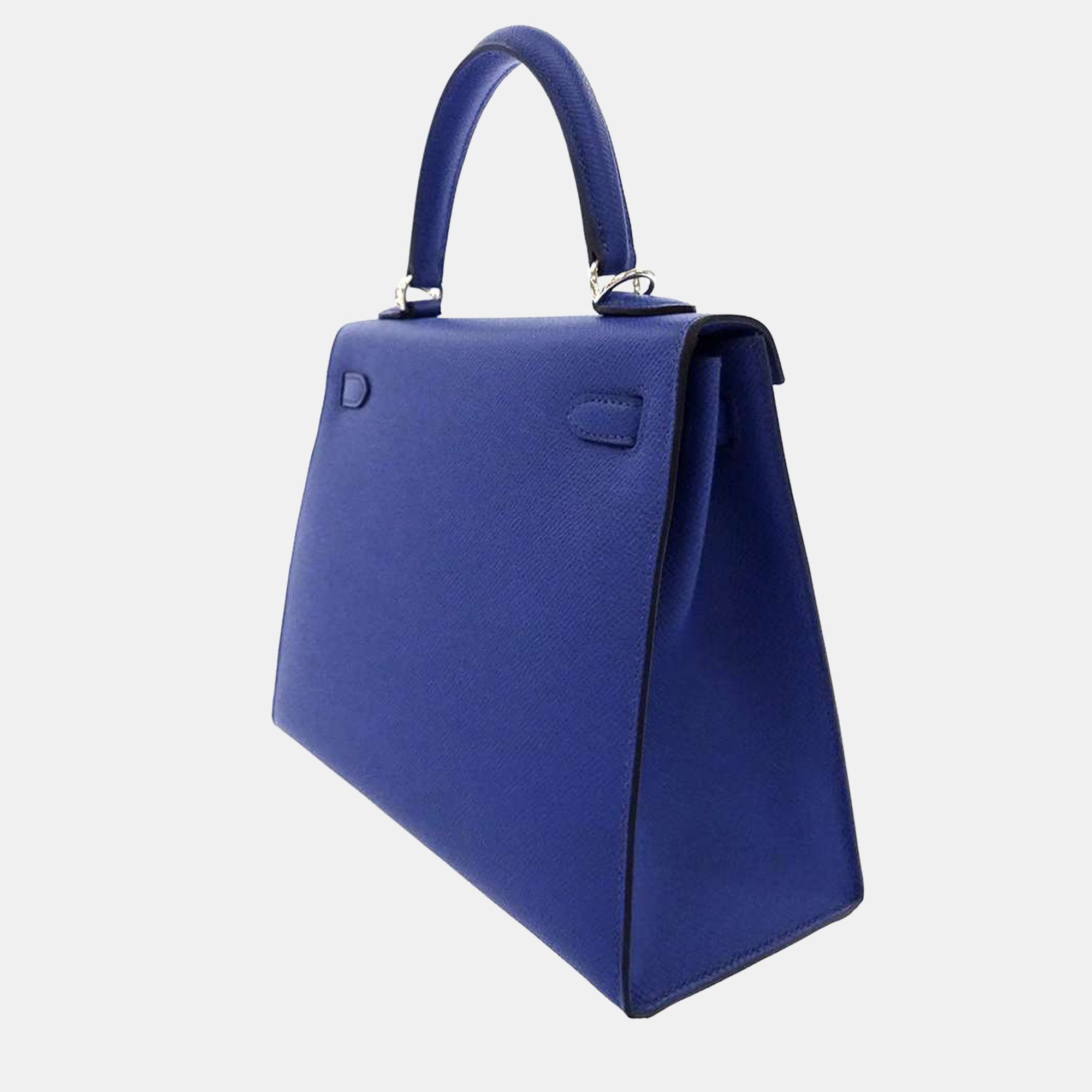 

Hermes Blue Royale Epsom Leather Palladium Hardware Kelly 25 Bag