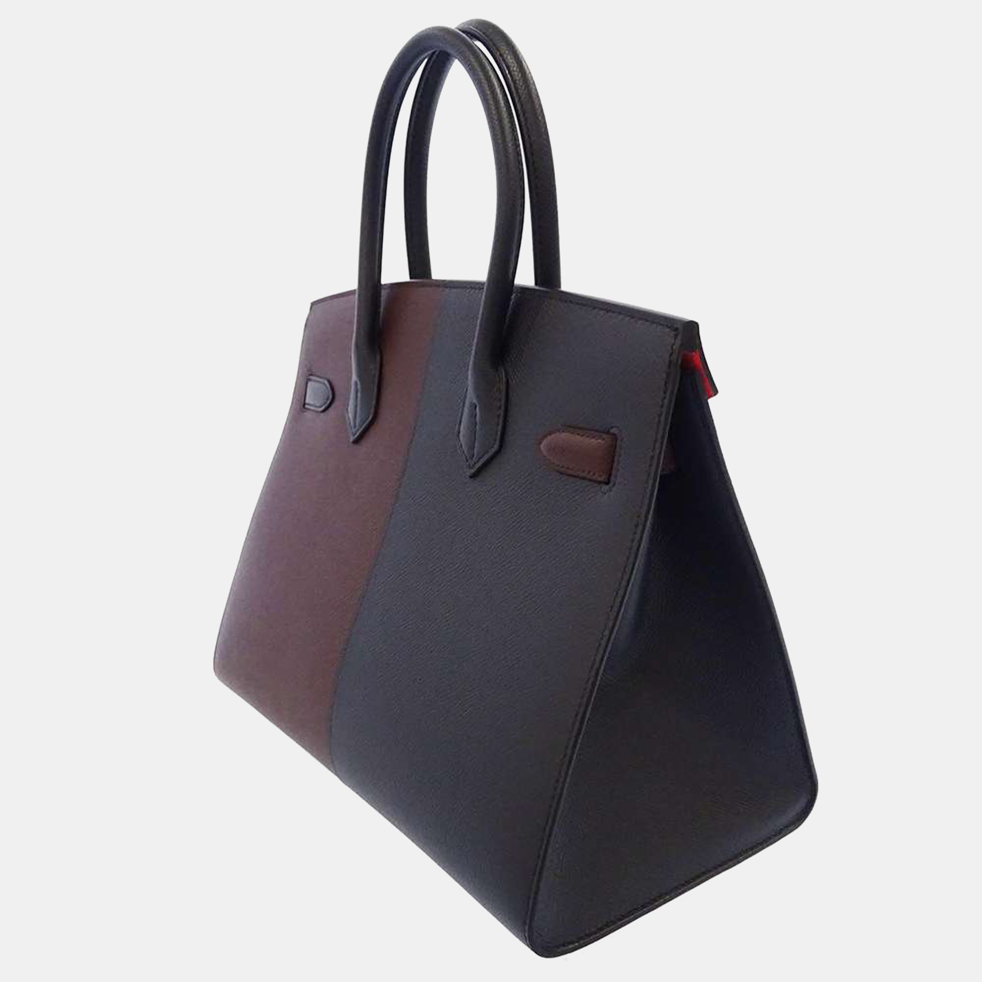 

Hermes Multi Epsom Leather Palladium Hardware Casaque Birkin Sellier 30 Bag, Multicolor