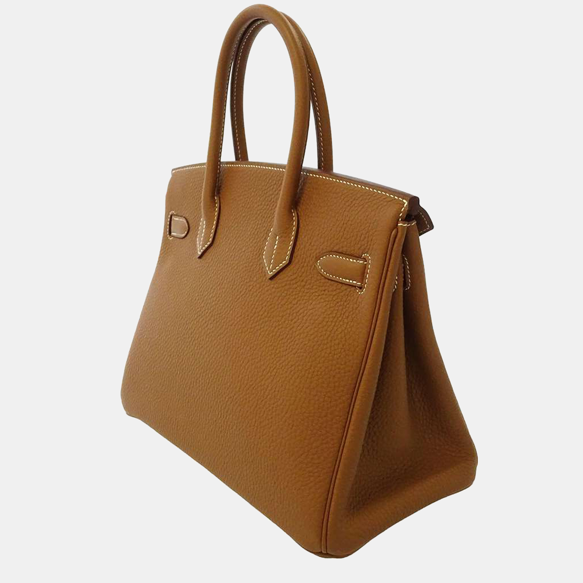 

Hermes Gold Togo Leather Gold Hardware Birkin 30 Bag