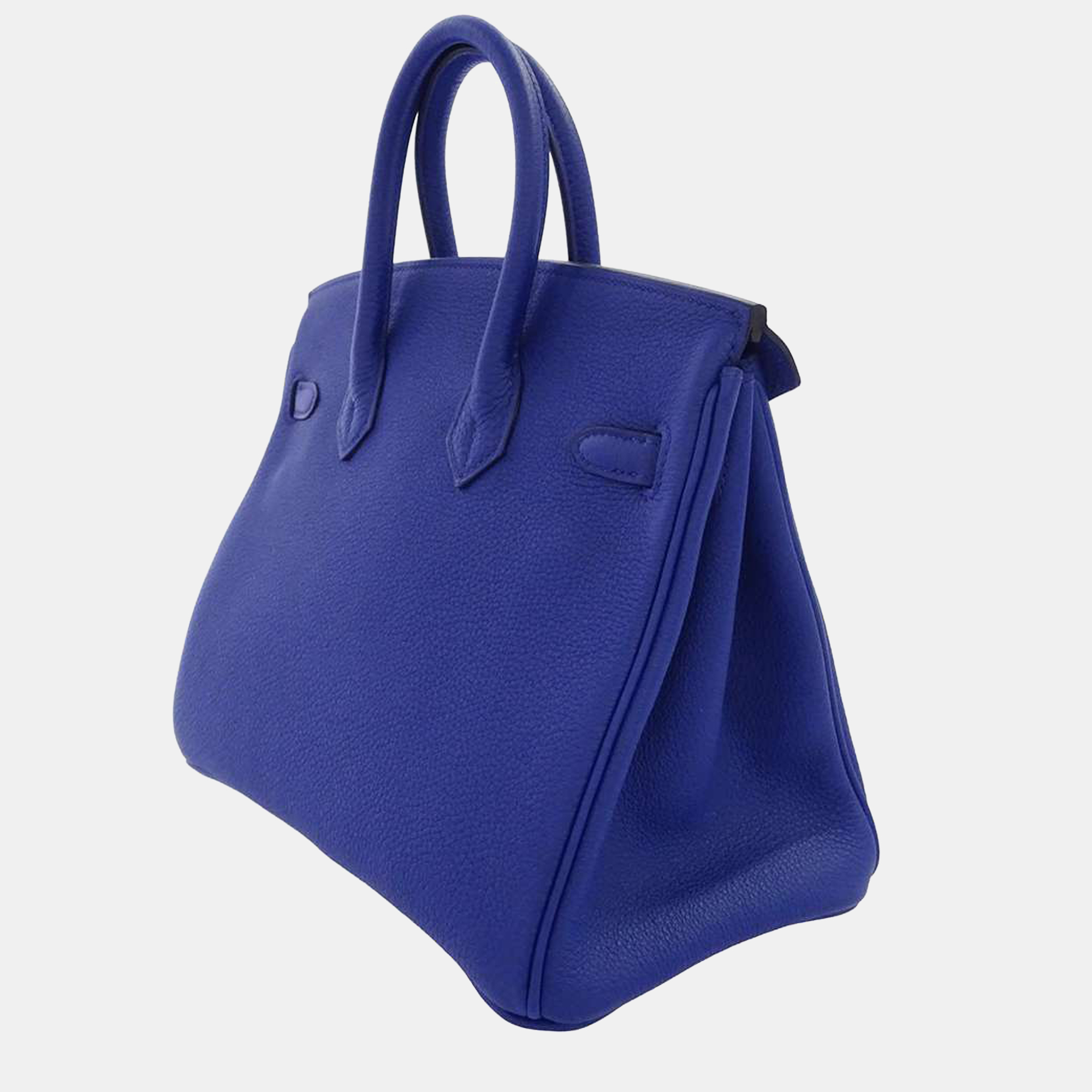 

Hermes Blue Togo Leather Palladium Hardware Birkin 25 Bag