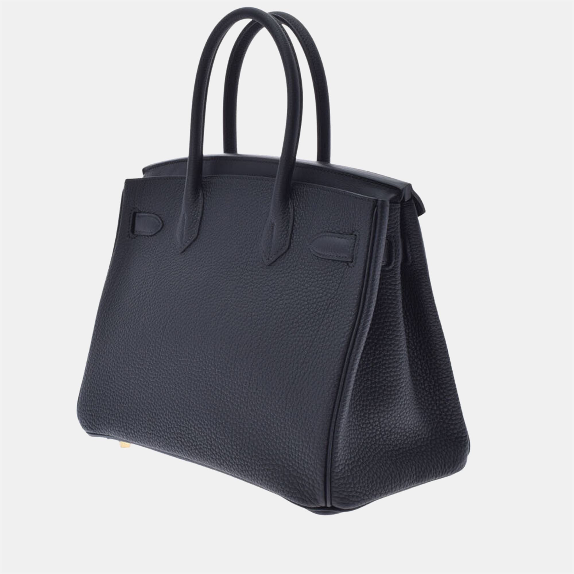 

Hermes Black Togo Swift Canvas Leather Gold Hardware 3 in 1 Birkin 30 Bag