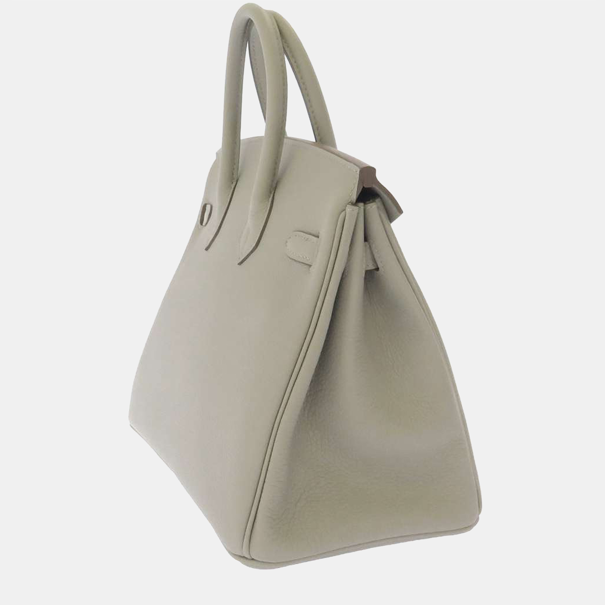 

Hermes Pearl Grey Togo Leather Palladium Hardware Birkin 25 Bag