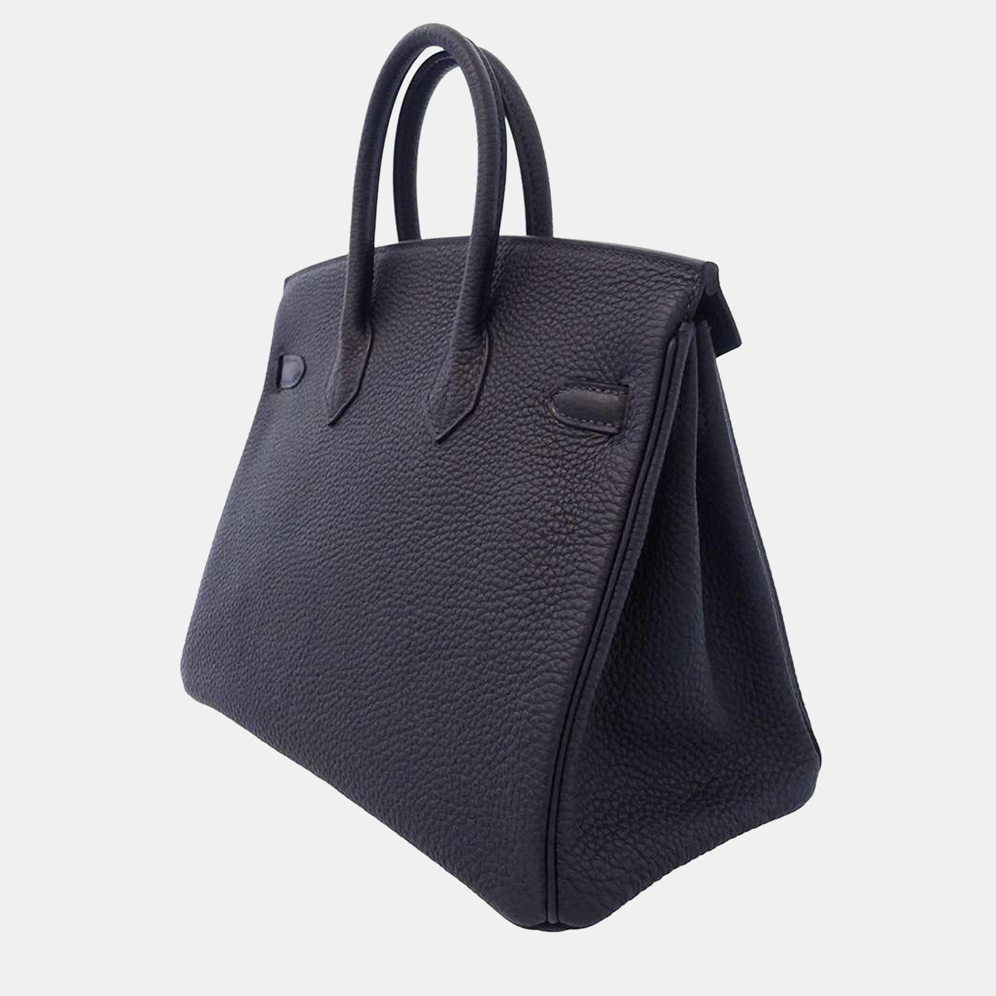 

Hermes Blue Togo Leather Gold Hardware Birkin 25 Bag