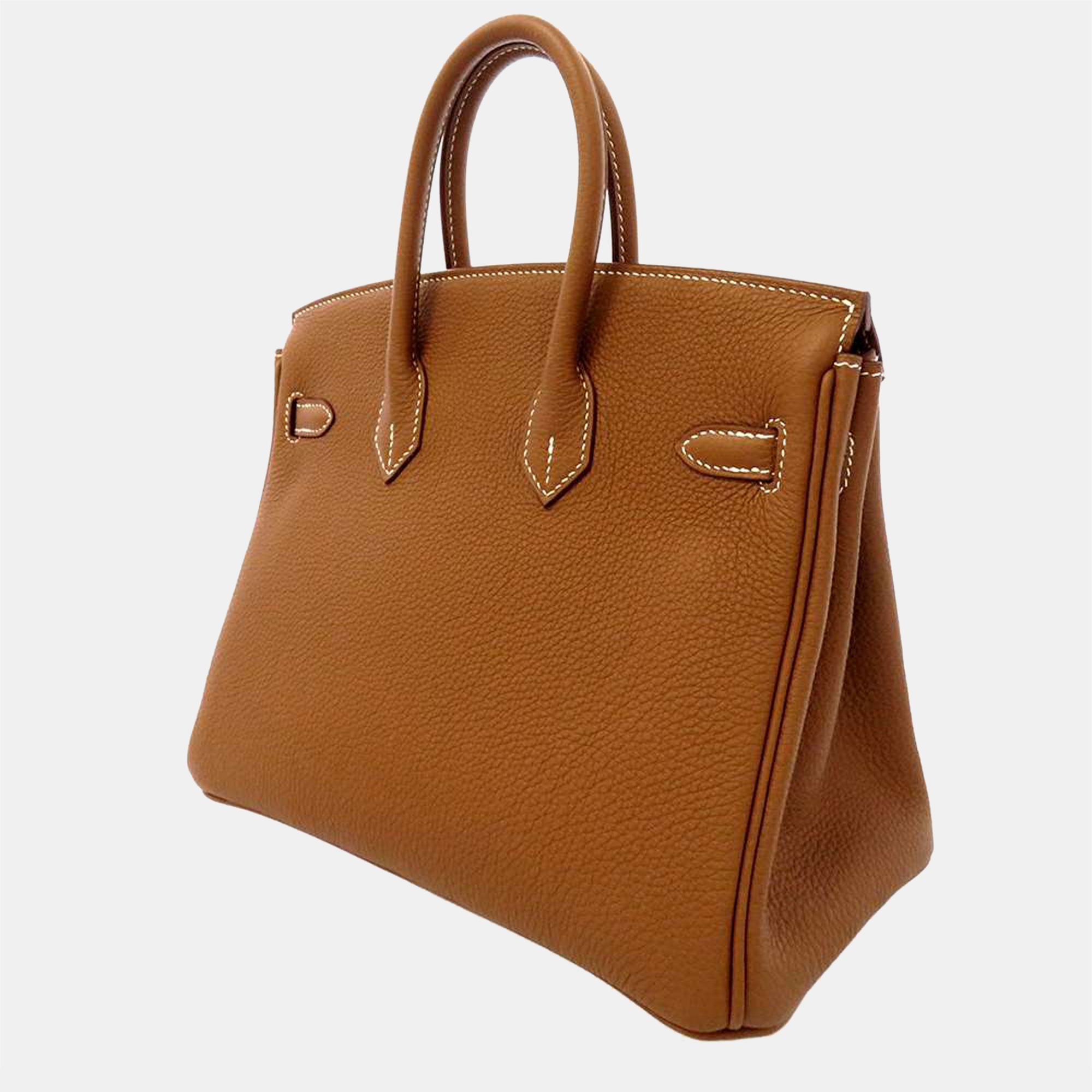 

Hermes Gold Togo Leather Gold Hardware Birkin 25 Bag