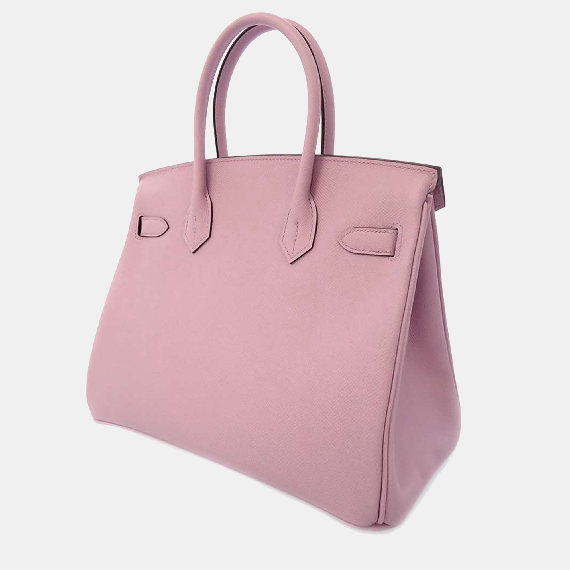 

Hermes Mauve Sylvestre Epsom Leather Birkin 30 Tote Bag, Pink