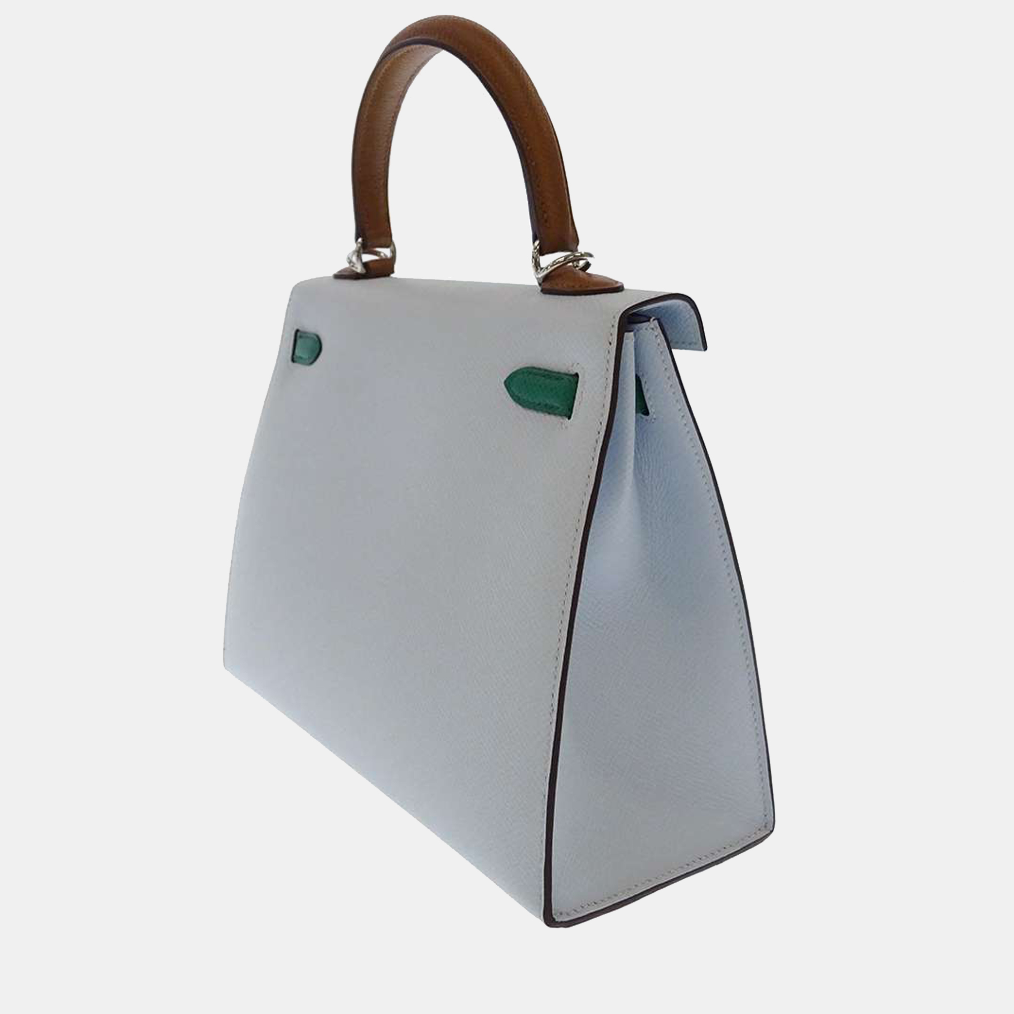 

Hermes Tricolor Epsom Kelly Sellier 25 Tote Bag, Multicolor