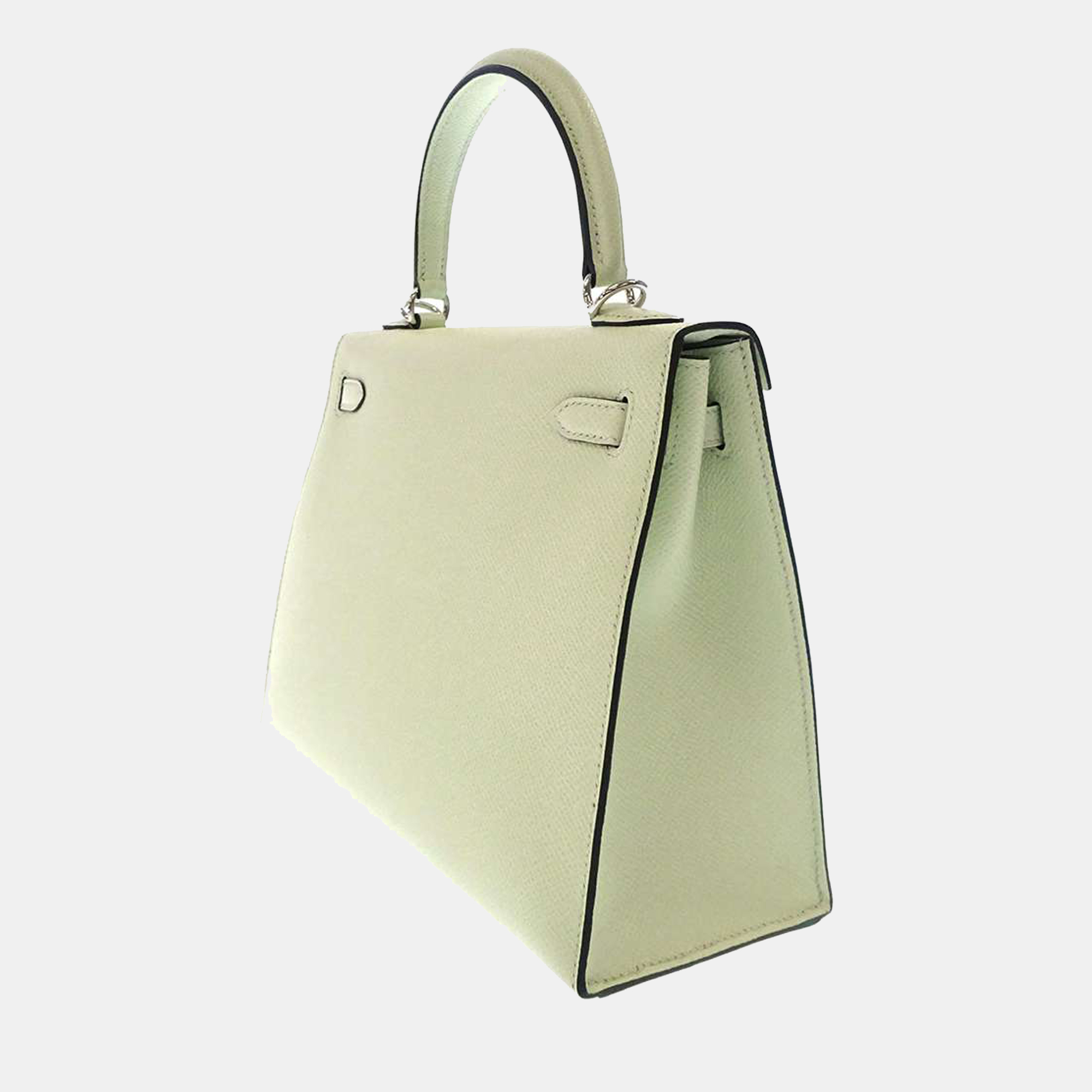 

Hermes Vert Fizz Epsom Leather Kelly 25 Top Handle Bag, Green