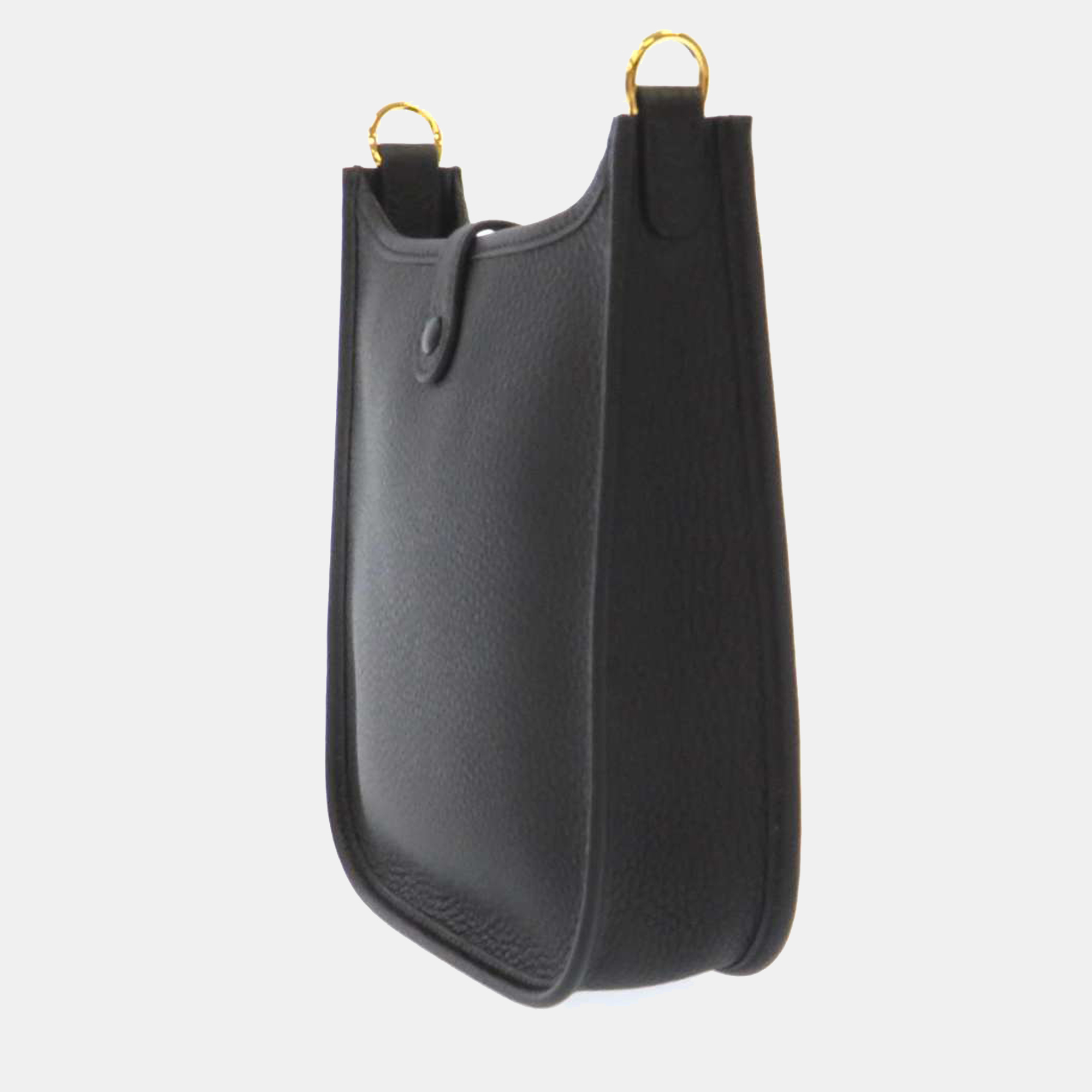 

Hermes Black Taurillon Clemence Leather Evelyne TPM Shoulder Bag