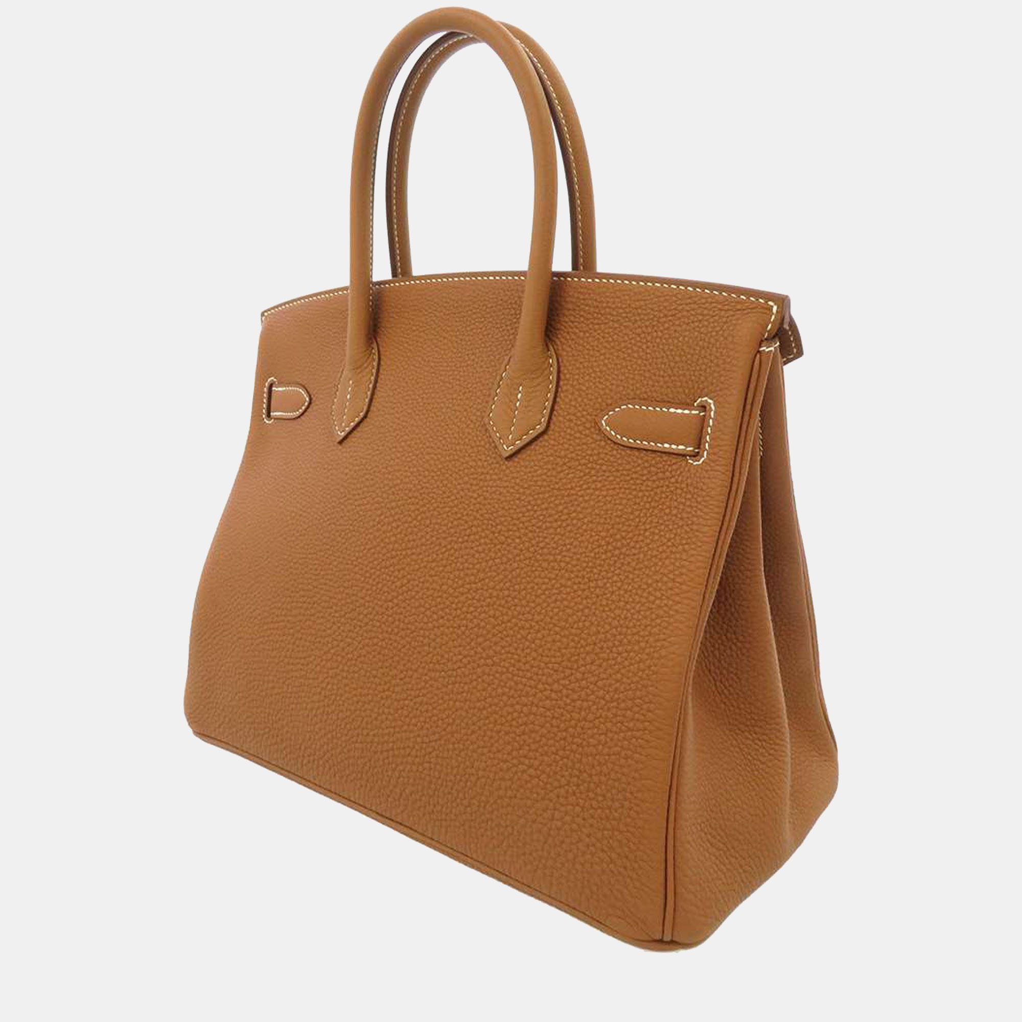 

Hermes Gold Togo Leather Gold Hardware Birkin 30 Bag