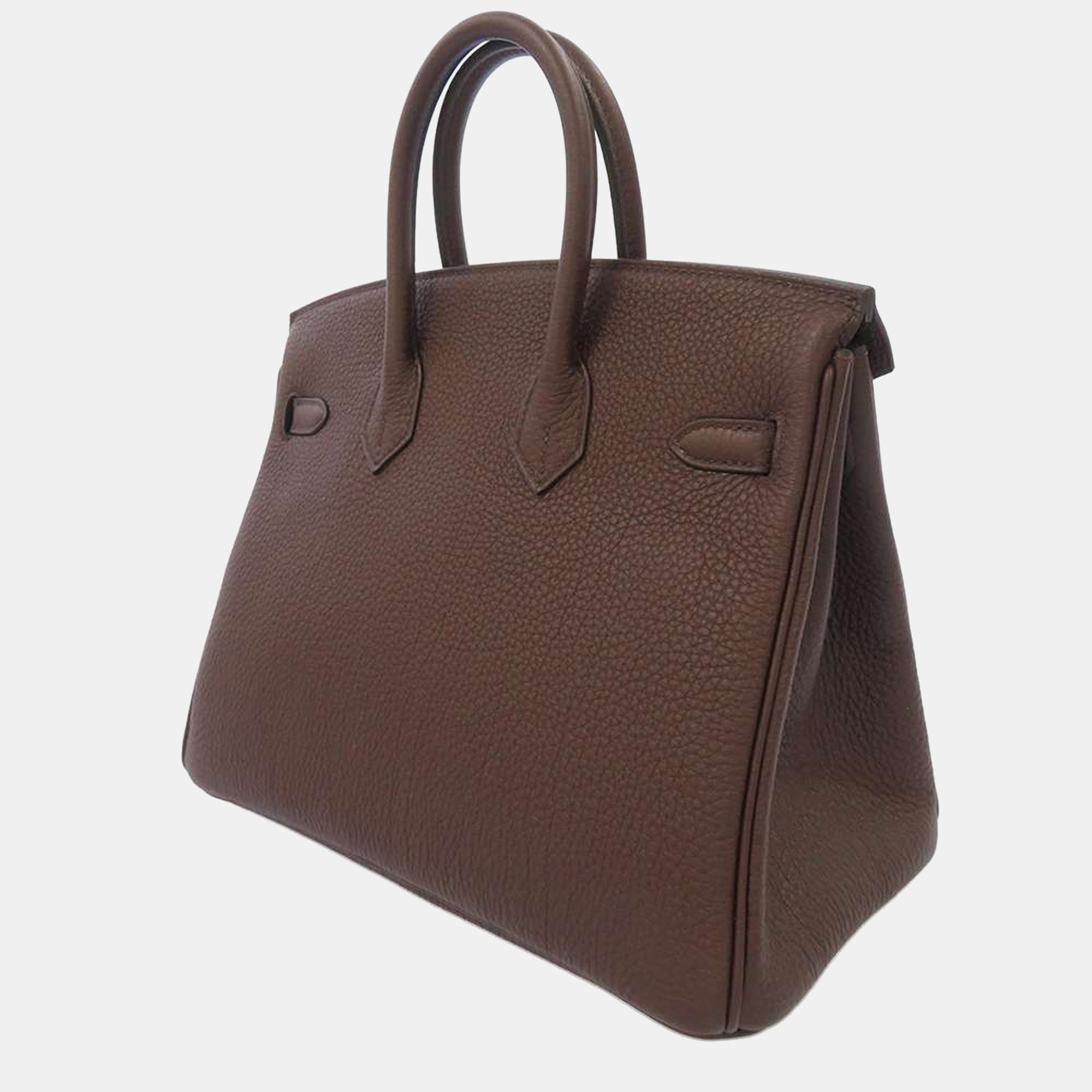 

Hermes Red Leather Gold Hardware Birkin 25 Bag