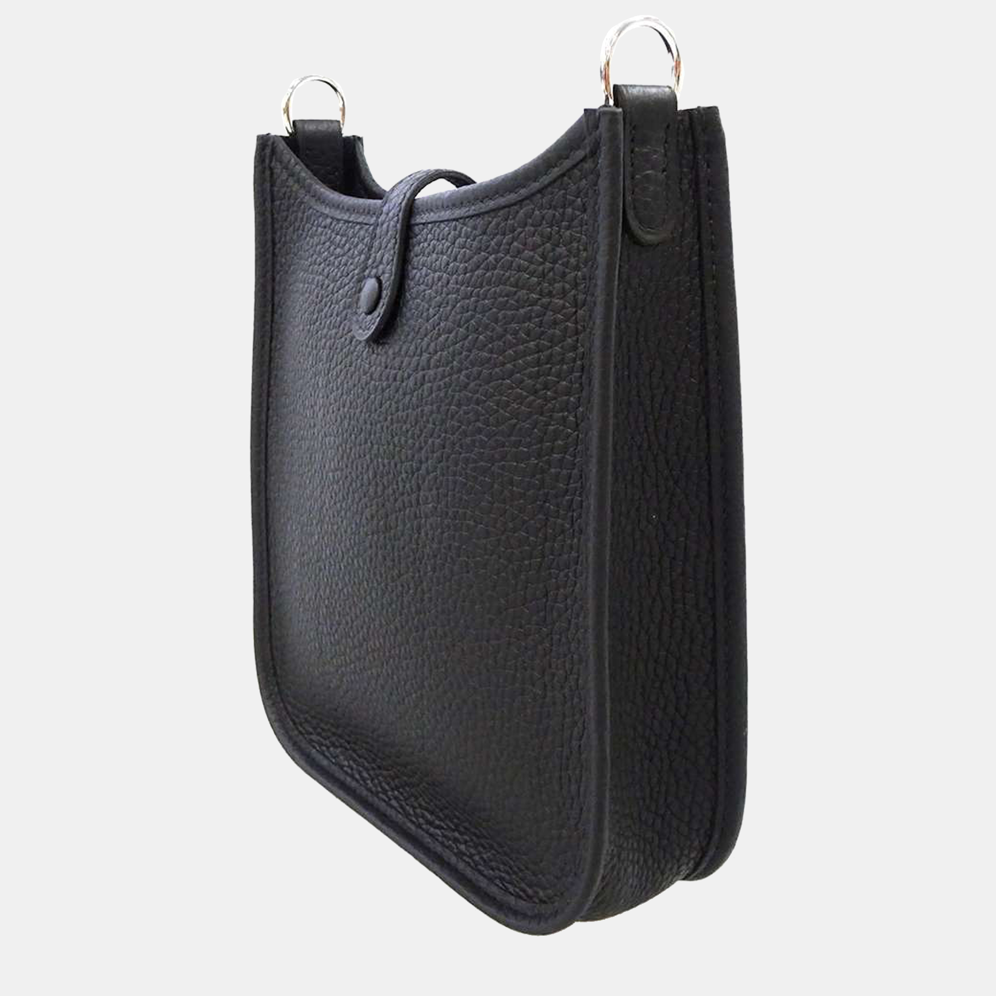 

Hermes Black Taurillon Clemence Leather Evelyne Amazone TPM Shoulder Bag