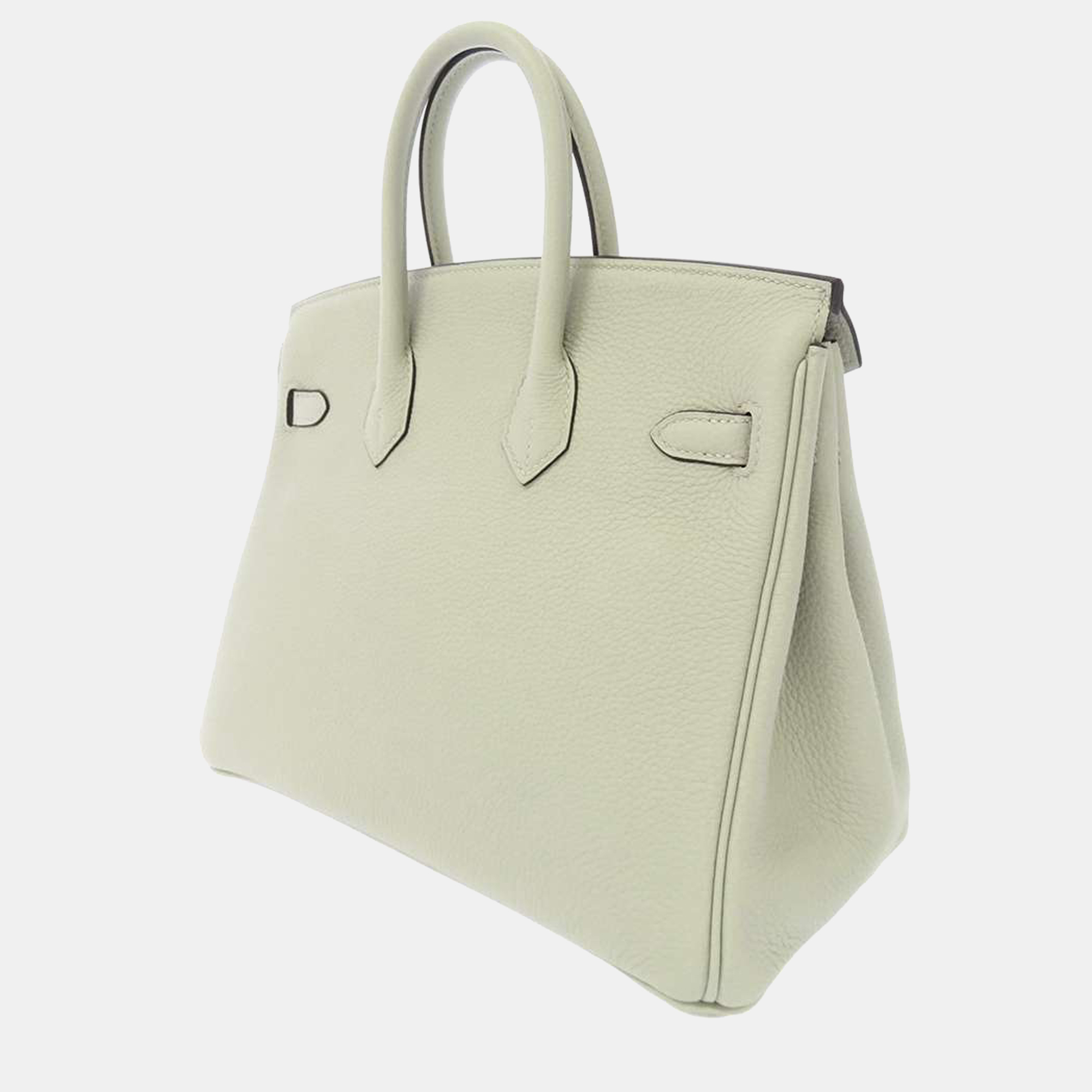 

Hermes White Togo Leather Palladium Hardware Birkin 25 Bag