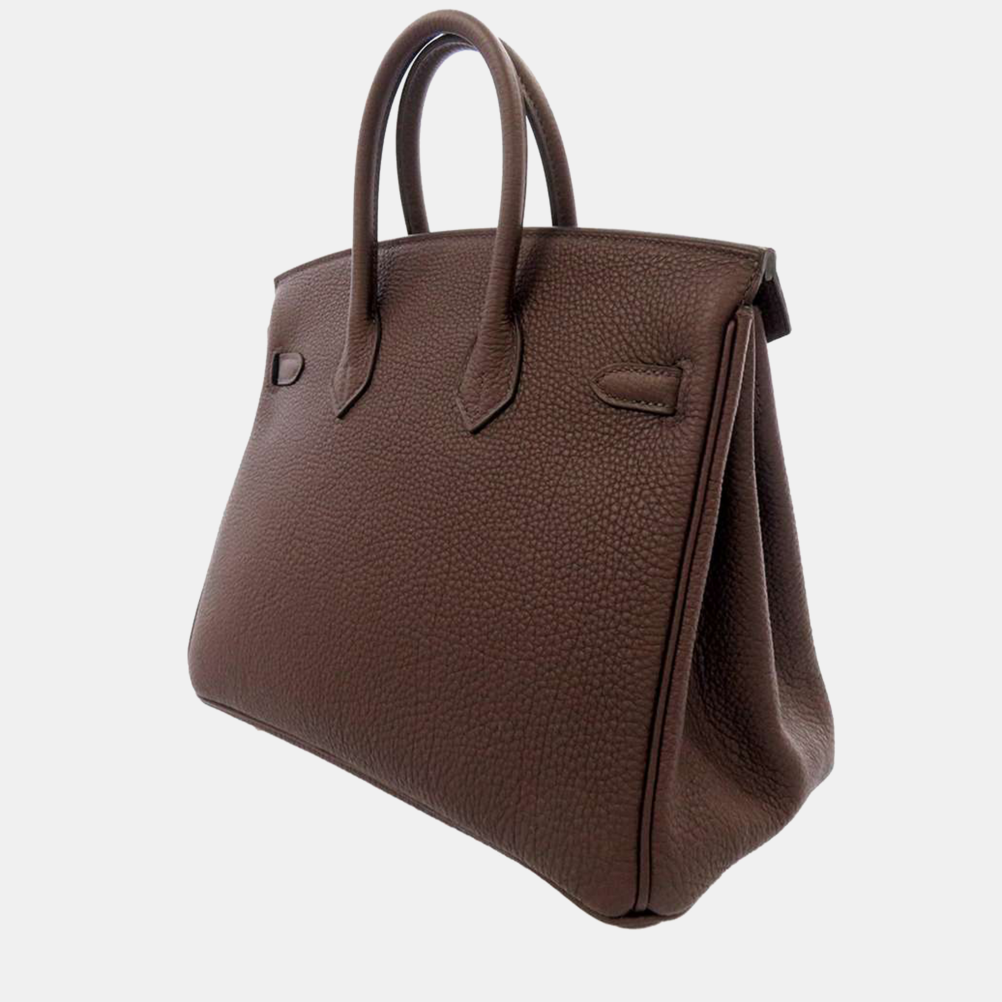 

Hermes Brown Togo Leather Gold Hardware Birkin 25 Bag