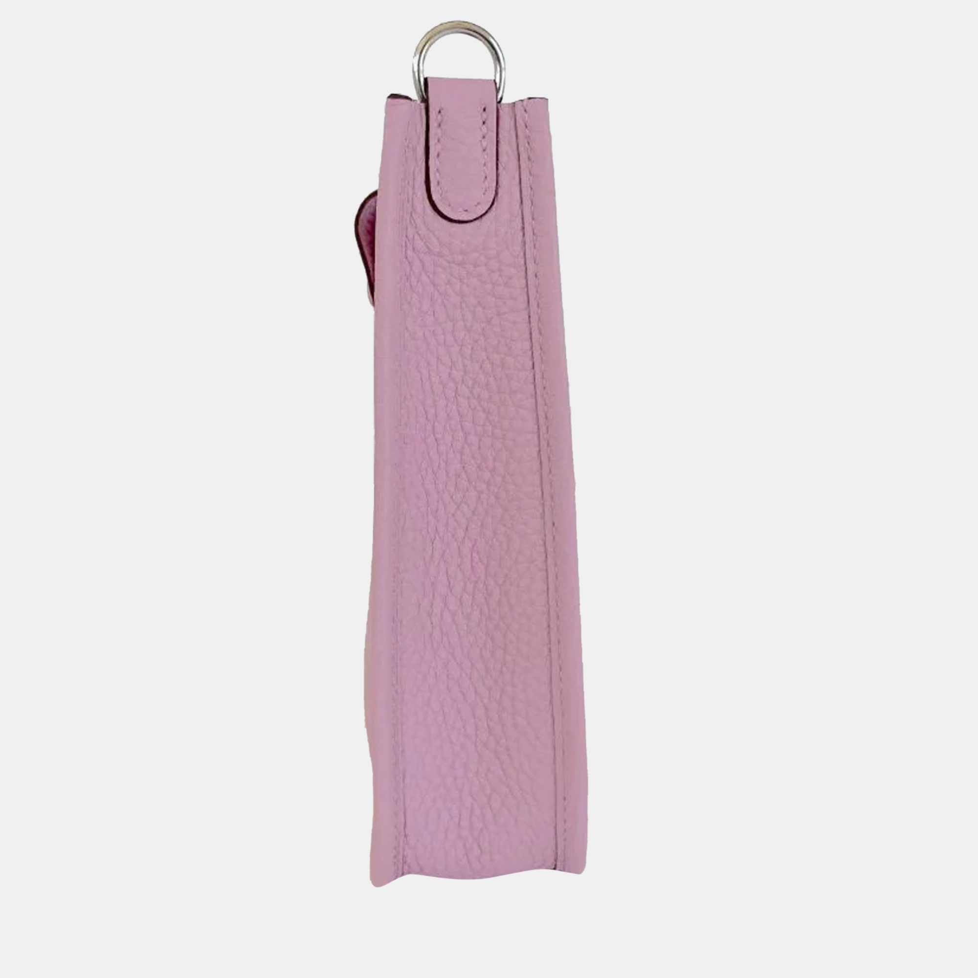 

Hermes Mauve Sylvestre Clemence Mini Evelyne TPM 16 Palladium Hardware Bag, Pink