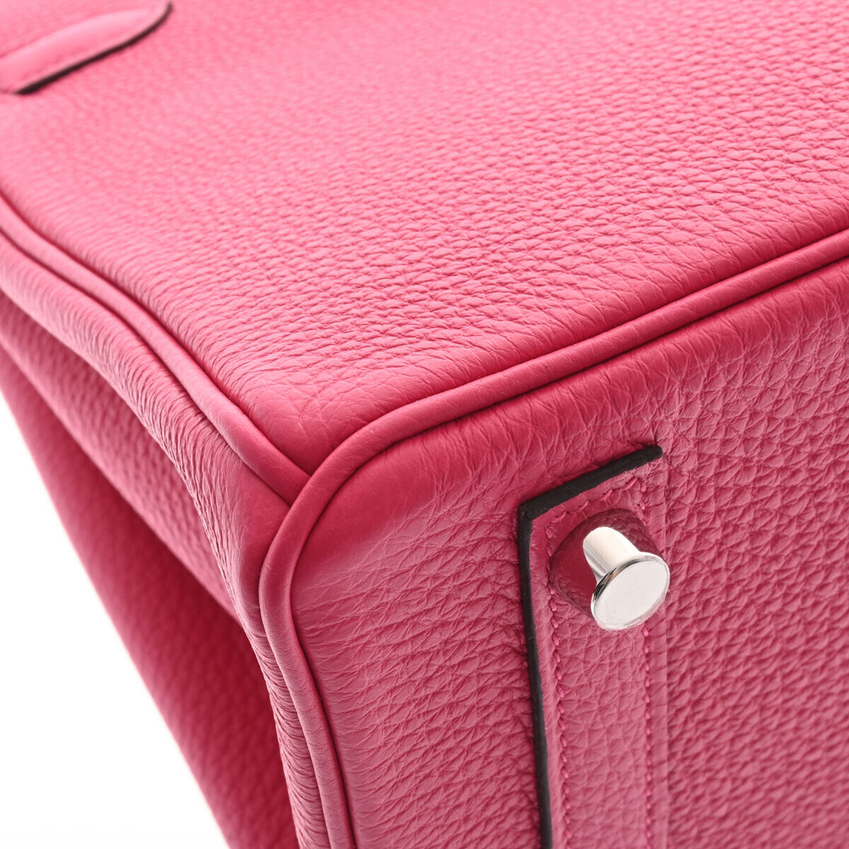 Hermes Pink Togo Leather Palladium Hardware Birkin 25 Bag 11