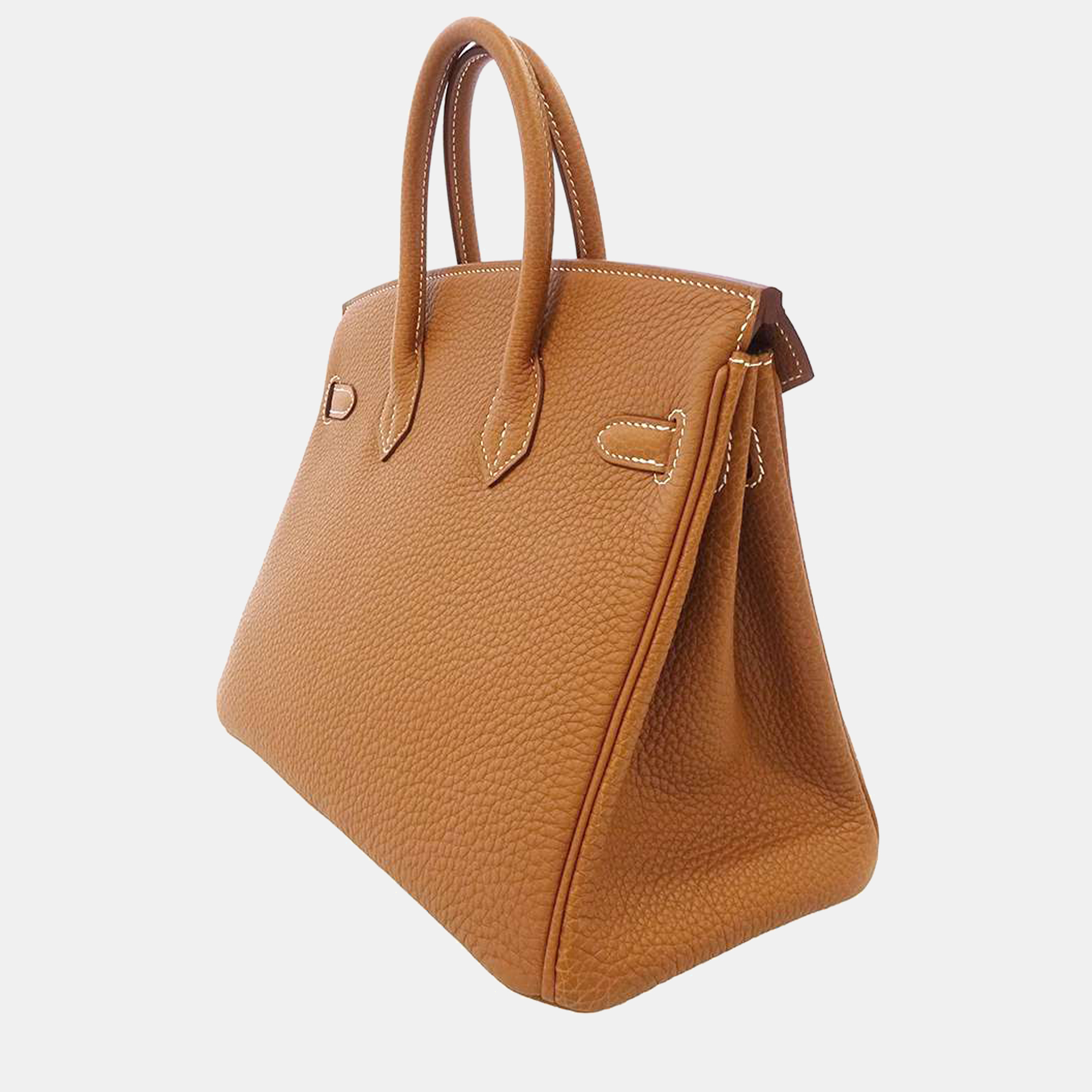 

Hermes Gold Togo Leather Gold Hardware Birkin 25 Bag