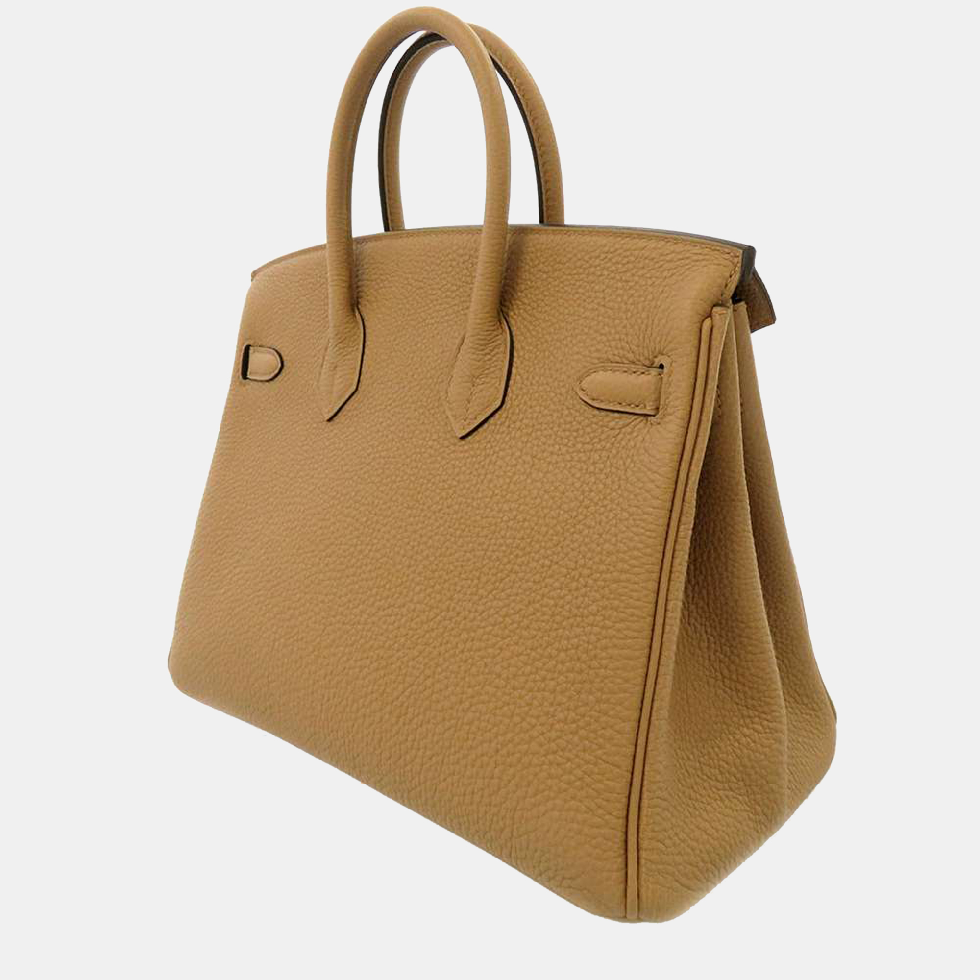 

Hermes Brown Togo Leather Gold Hardware Birkin 25 Bag