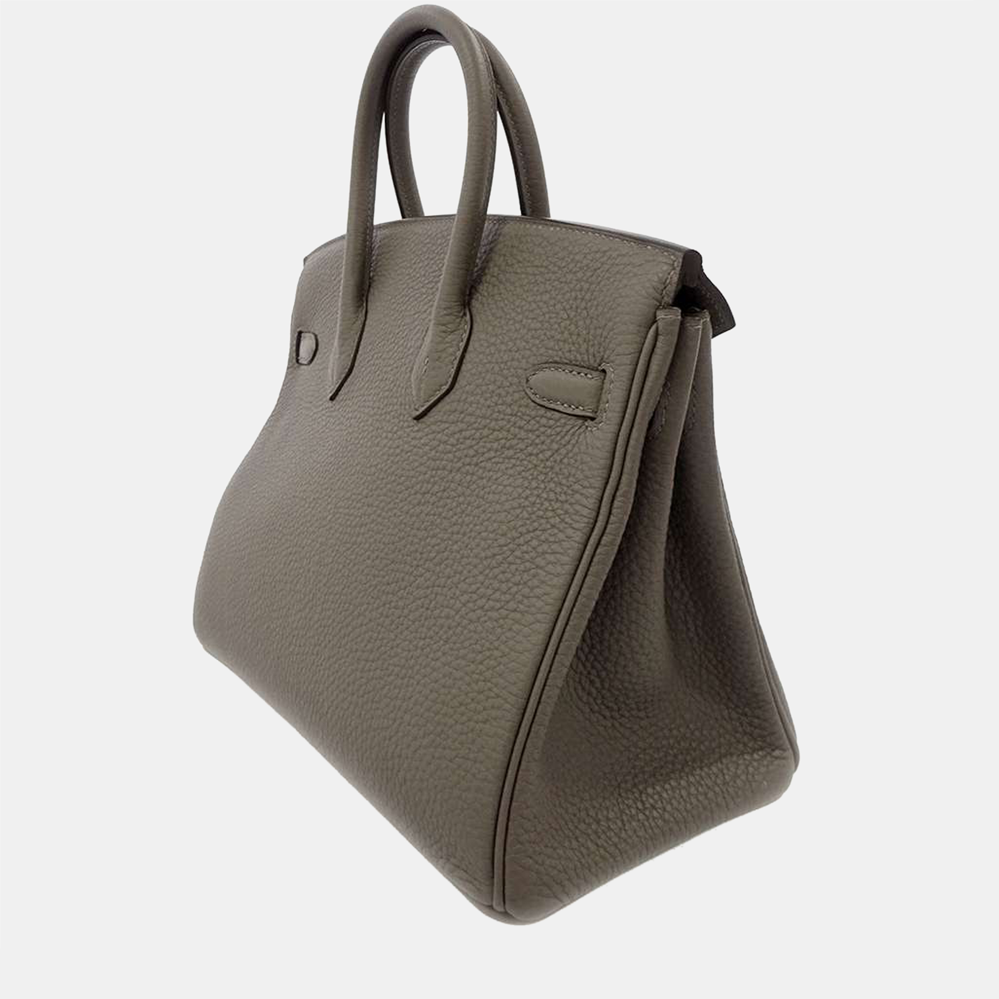 

Hermes Grey Togo Leather Palladium Hardware Birkin 25 Bag