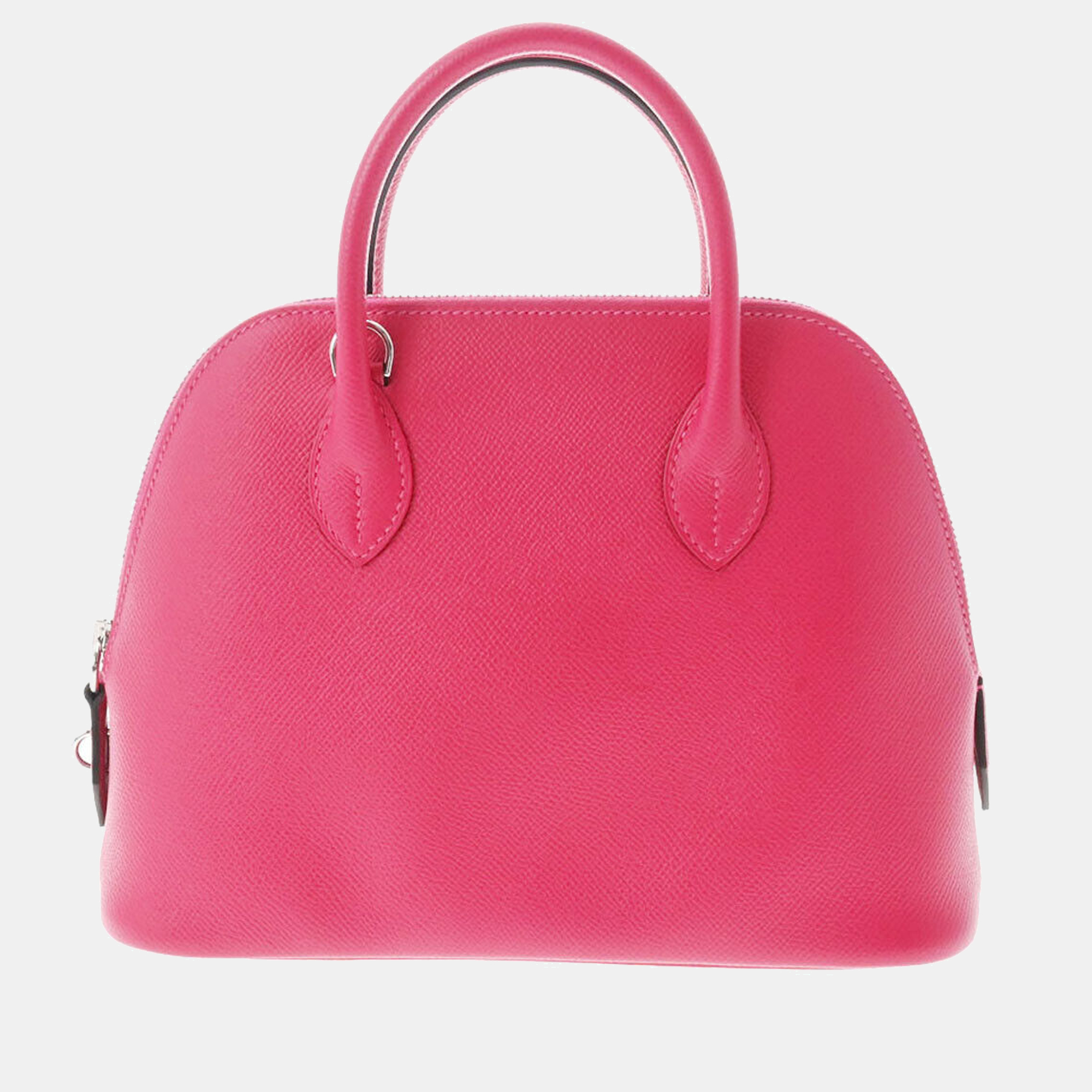 

Hermes Pink Epsom Leather Bolide 1923 25 Satchel Bag